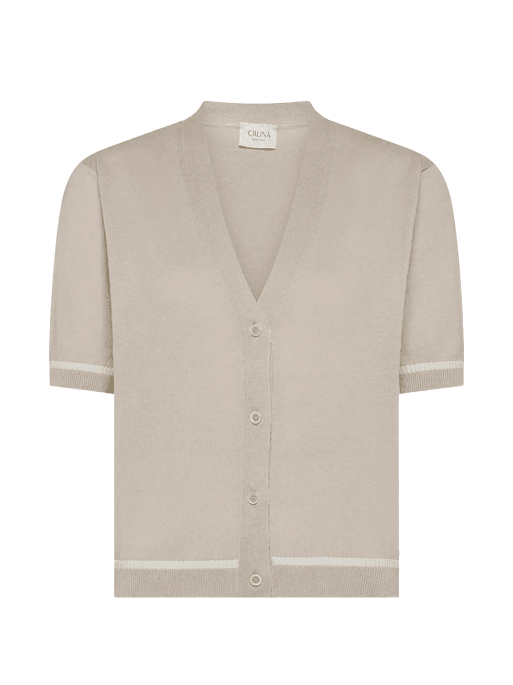 v-neck striped knitwear - Image 1