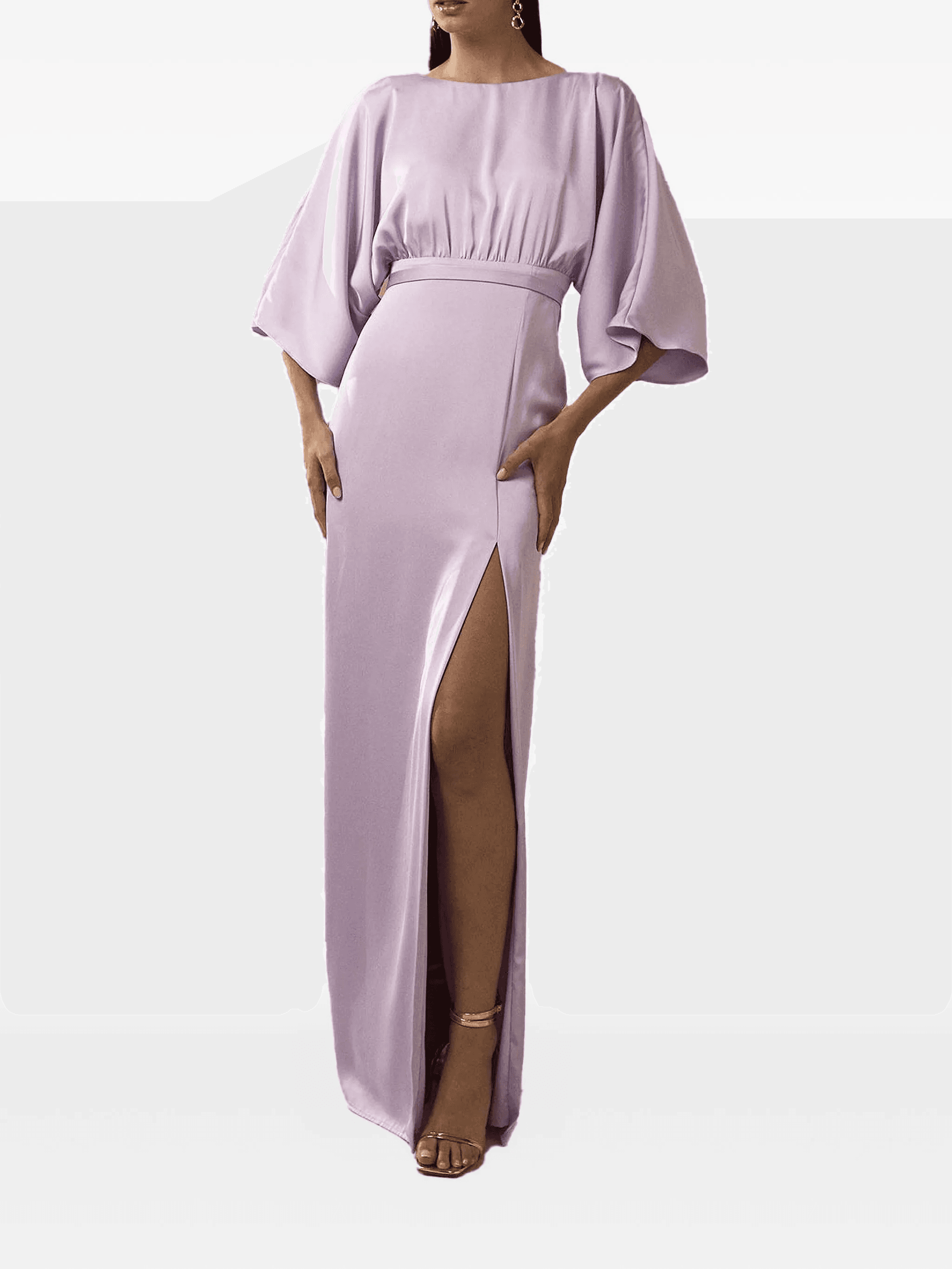 crew-neck maxi dress - Image 1