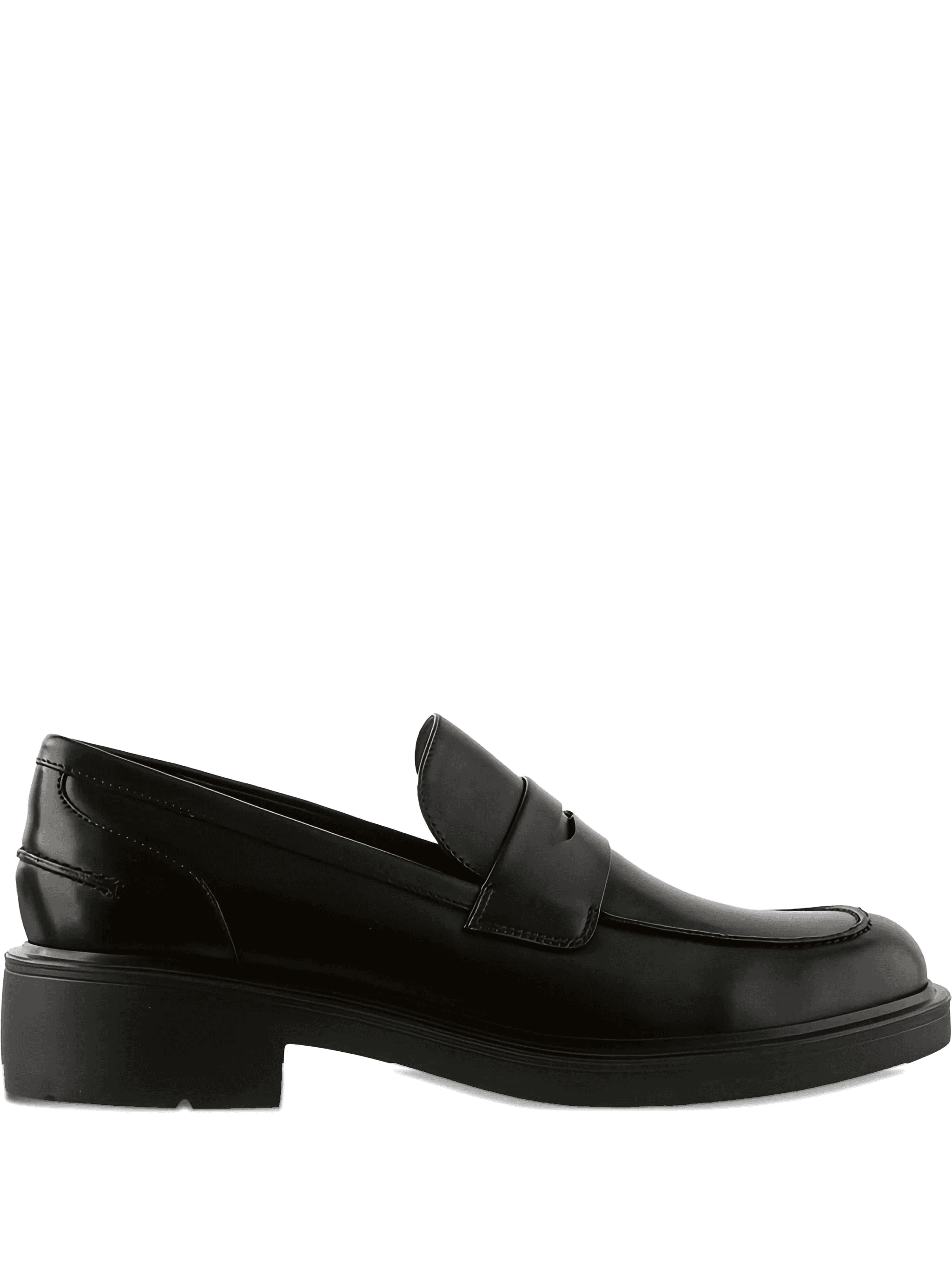 Lauren block-heel leather loafers - Image 1
