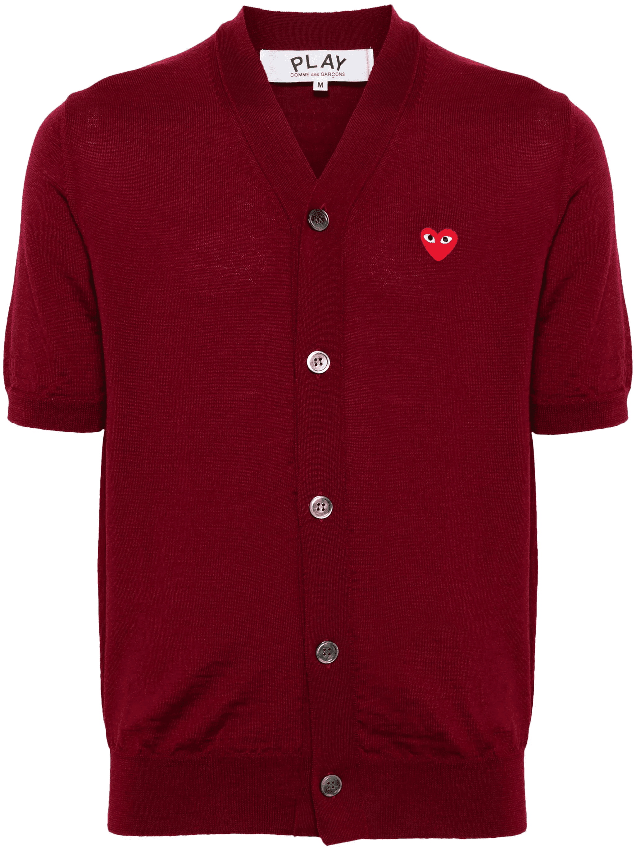 V-neck wool cardigan - Image 1