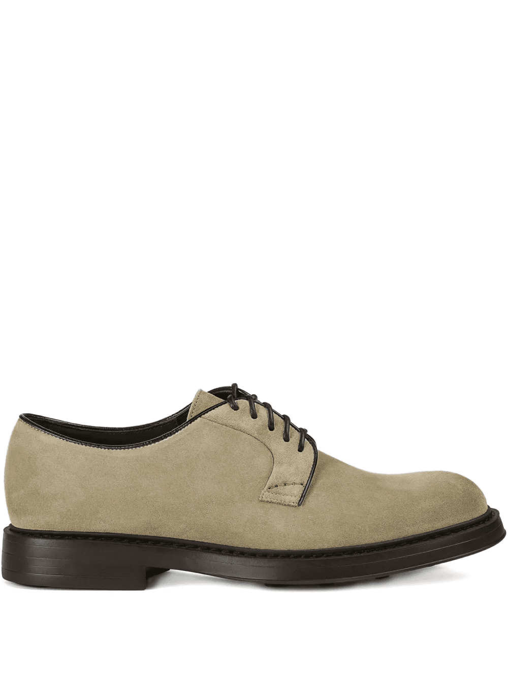 lace-up suede derby shoes - Image 1
