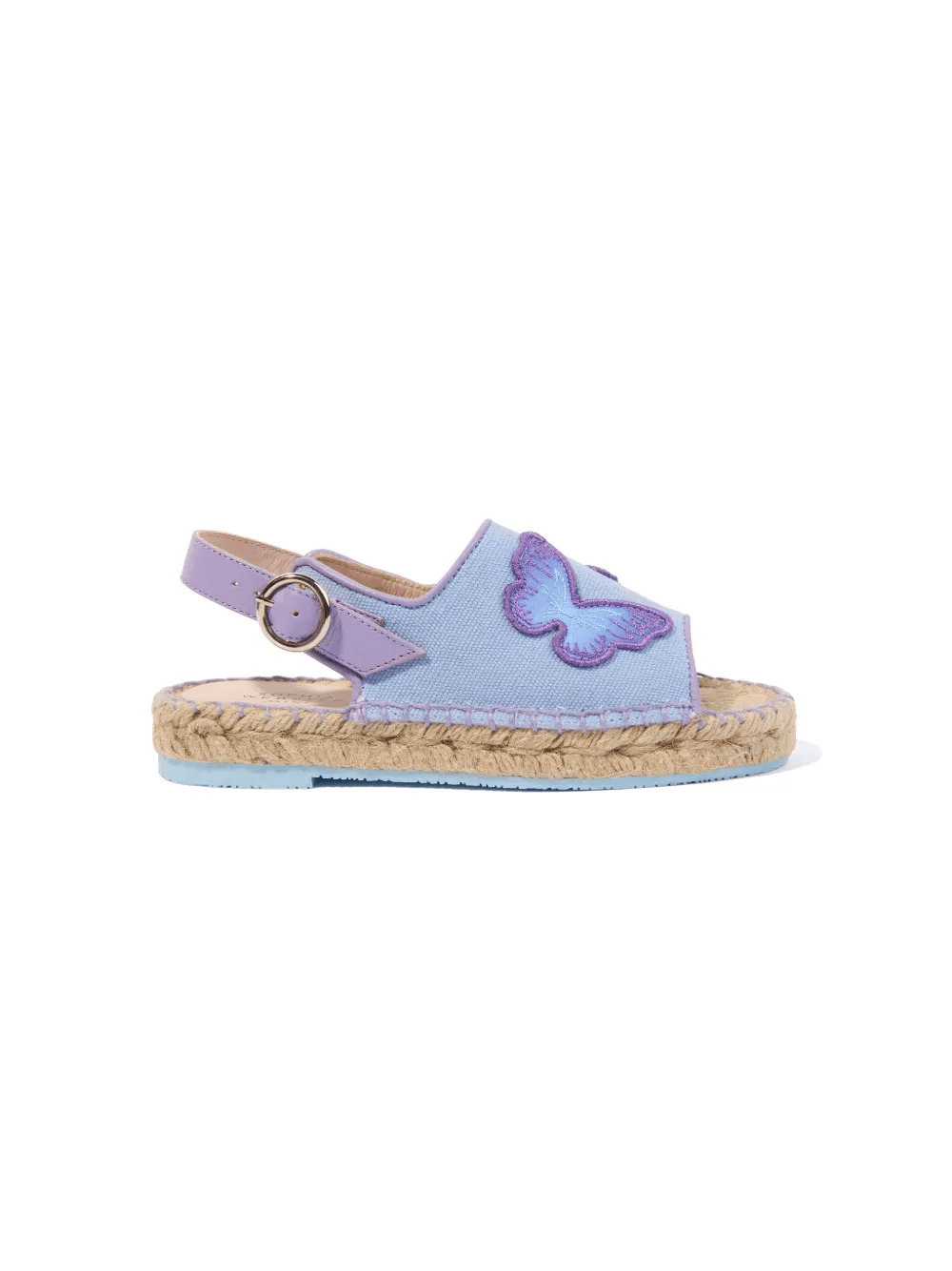 butterfly-appliqué slingback espadrilles - Image 1