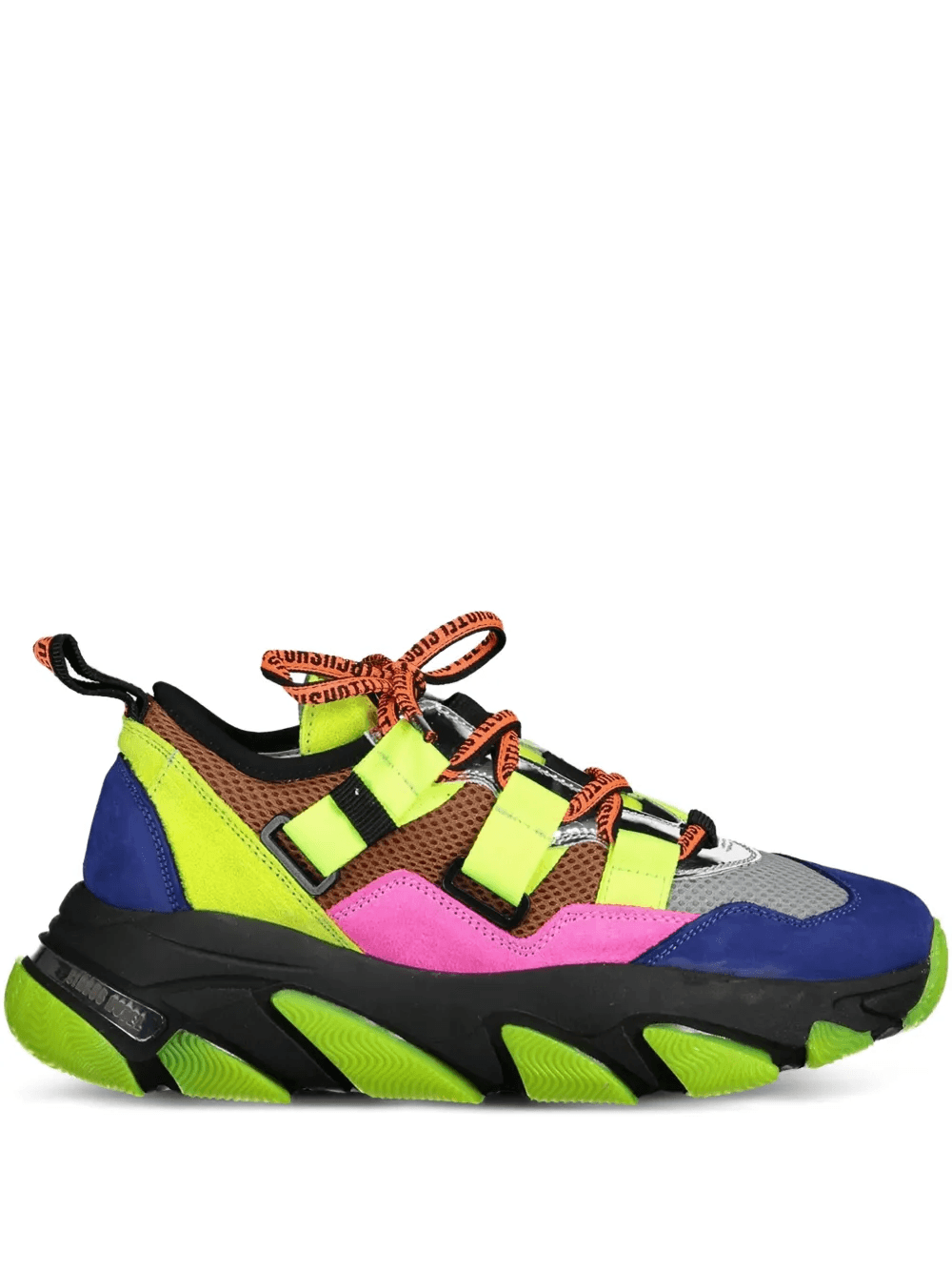 colour-block low-top sneakers - Image 1