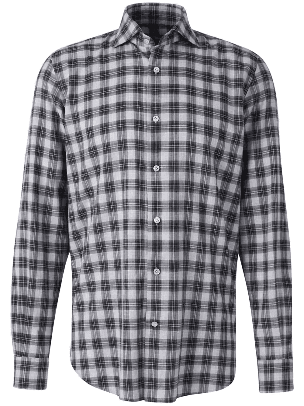 plaid-pattern shirt - Image 1