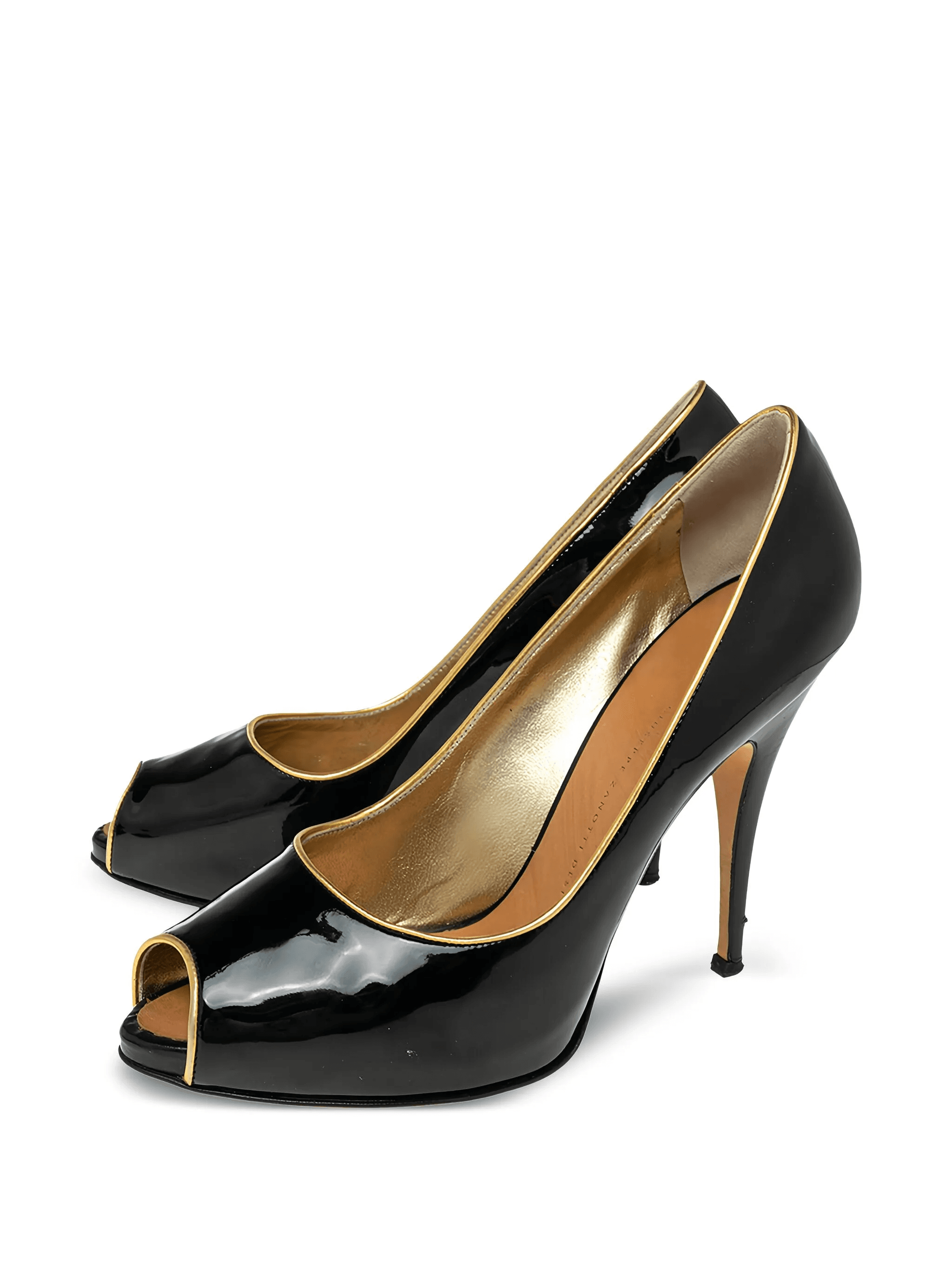 120mm peep-toe heeled pumps - Image 1