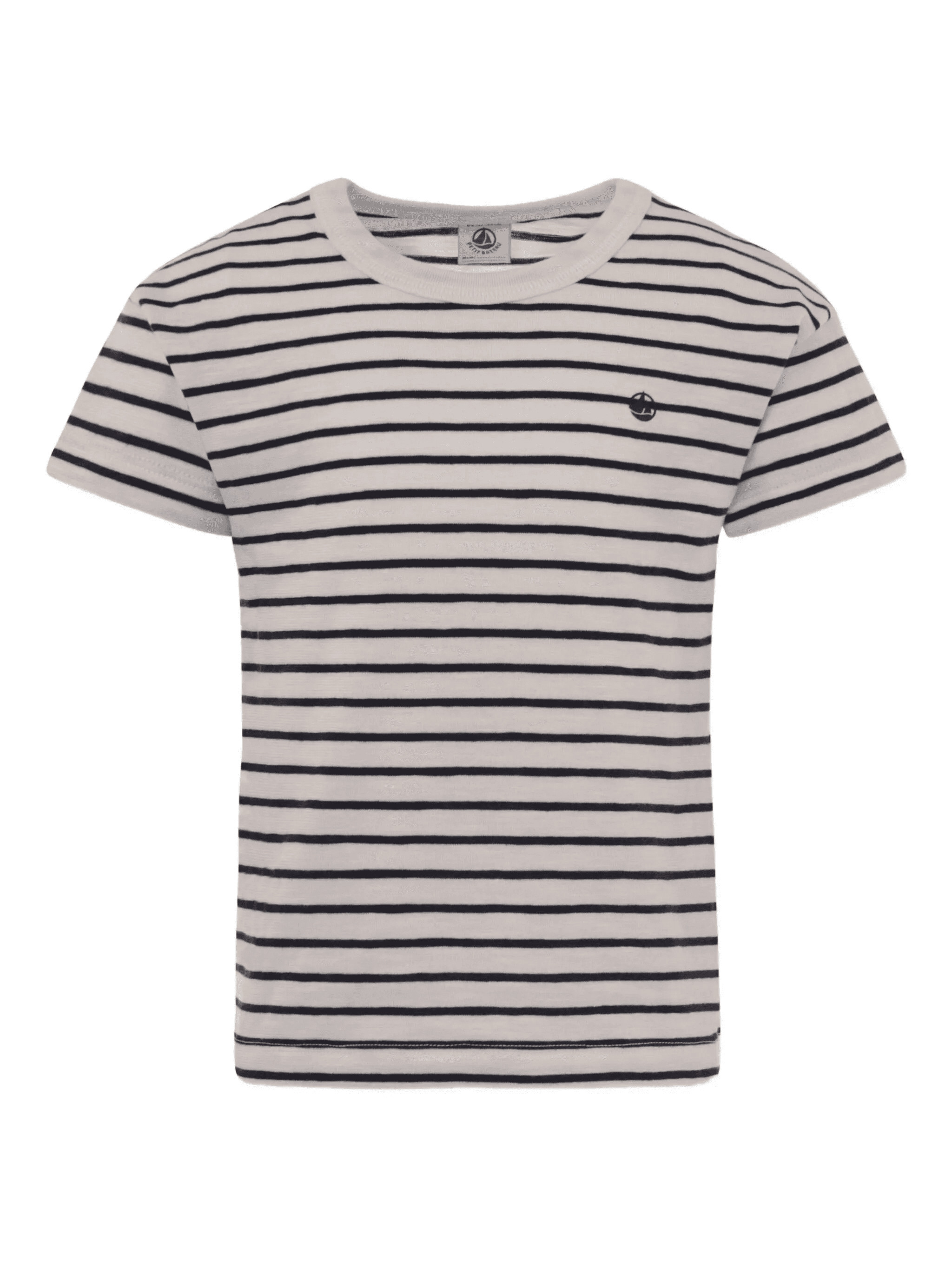 striped short-sleeved T-shirt - Image 1