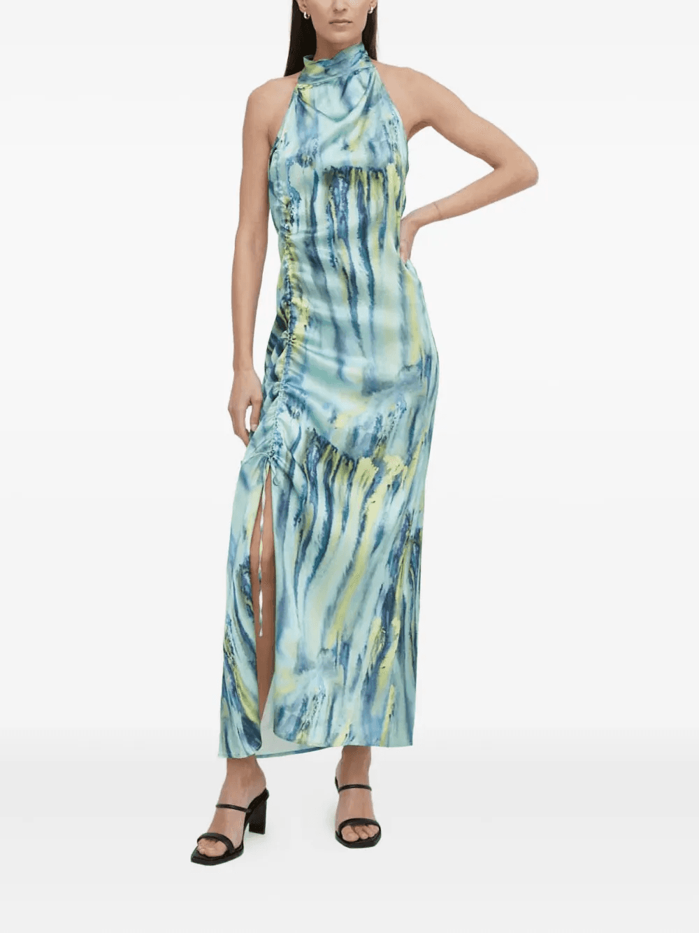 WaleryGZ halterneck midi dress - Image 1