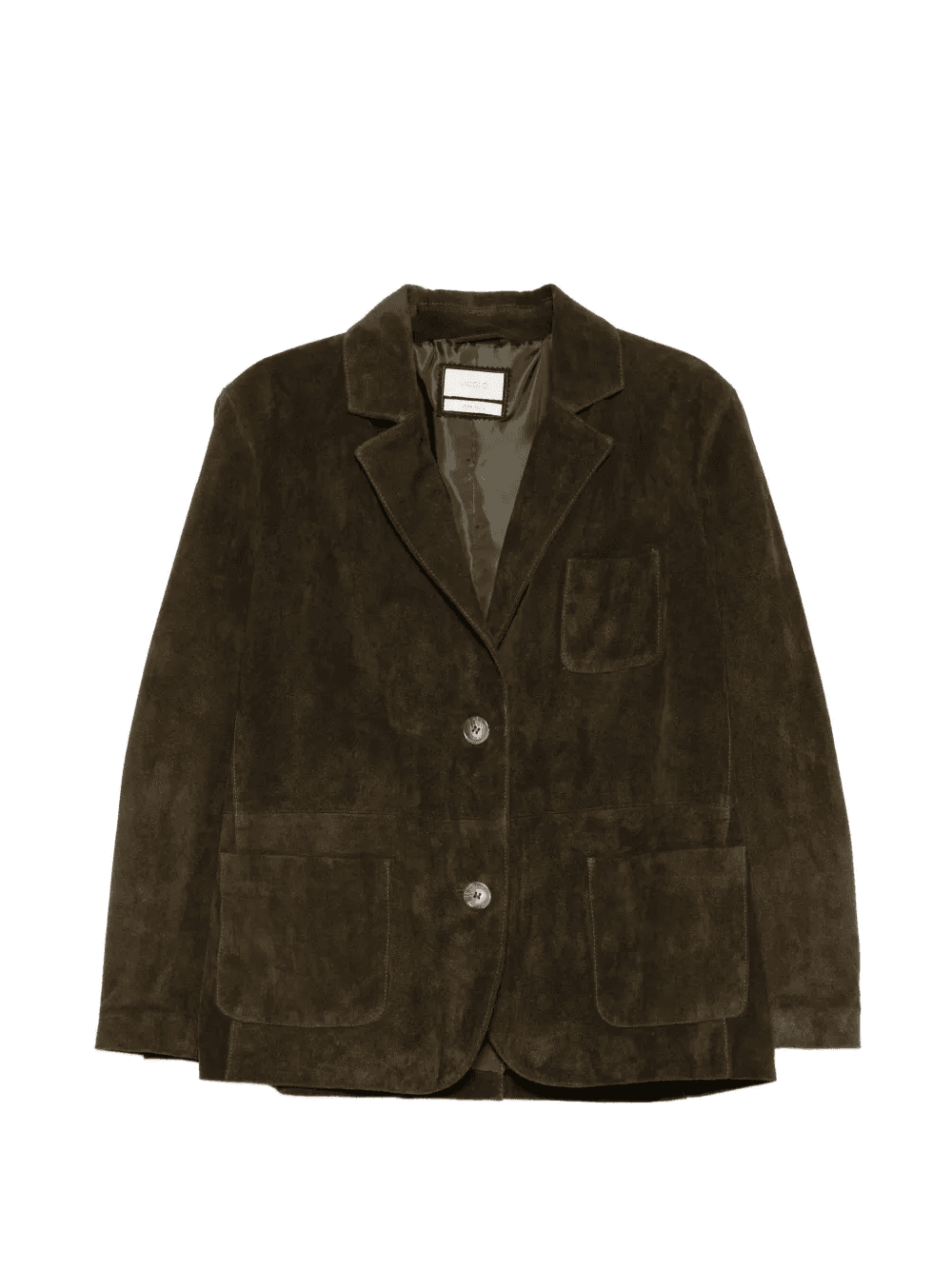 patch-pocket single-breasted jacket - Image 1