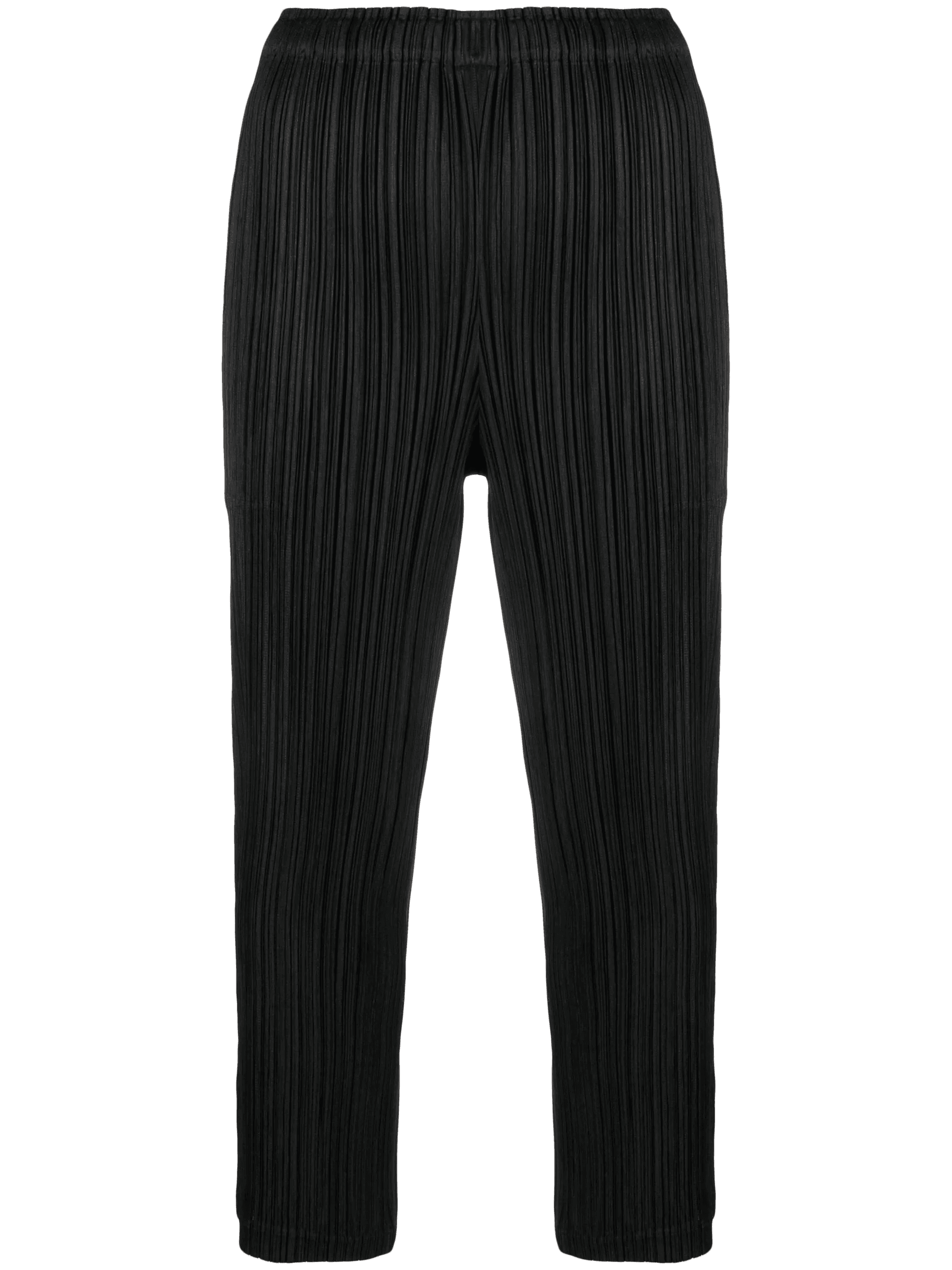 pleated cropped trousers - Image 1