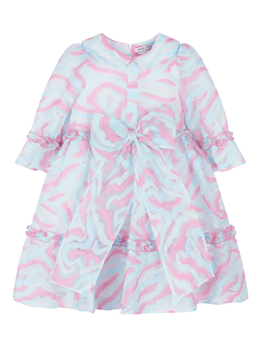 ruffled bow dress - Image 1