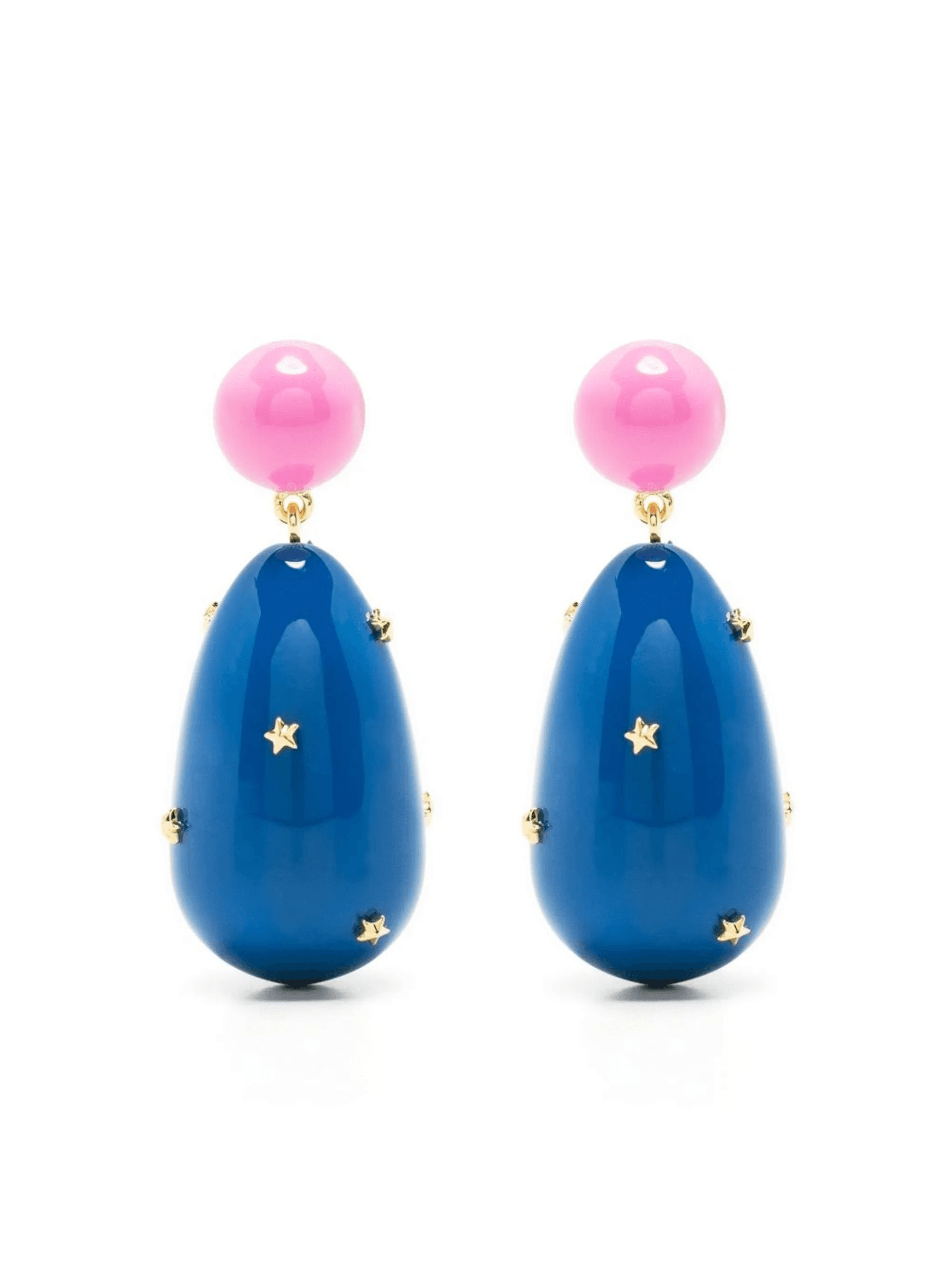 enamel drop earrings - Image 1