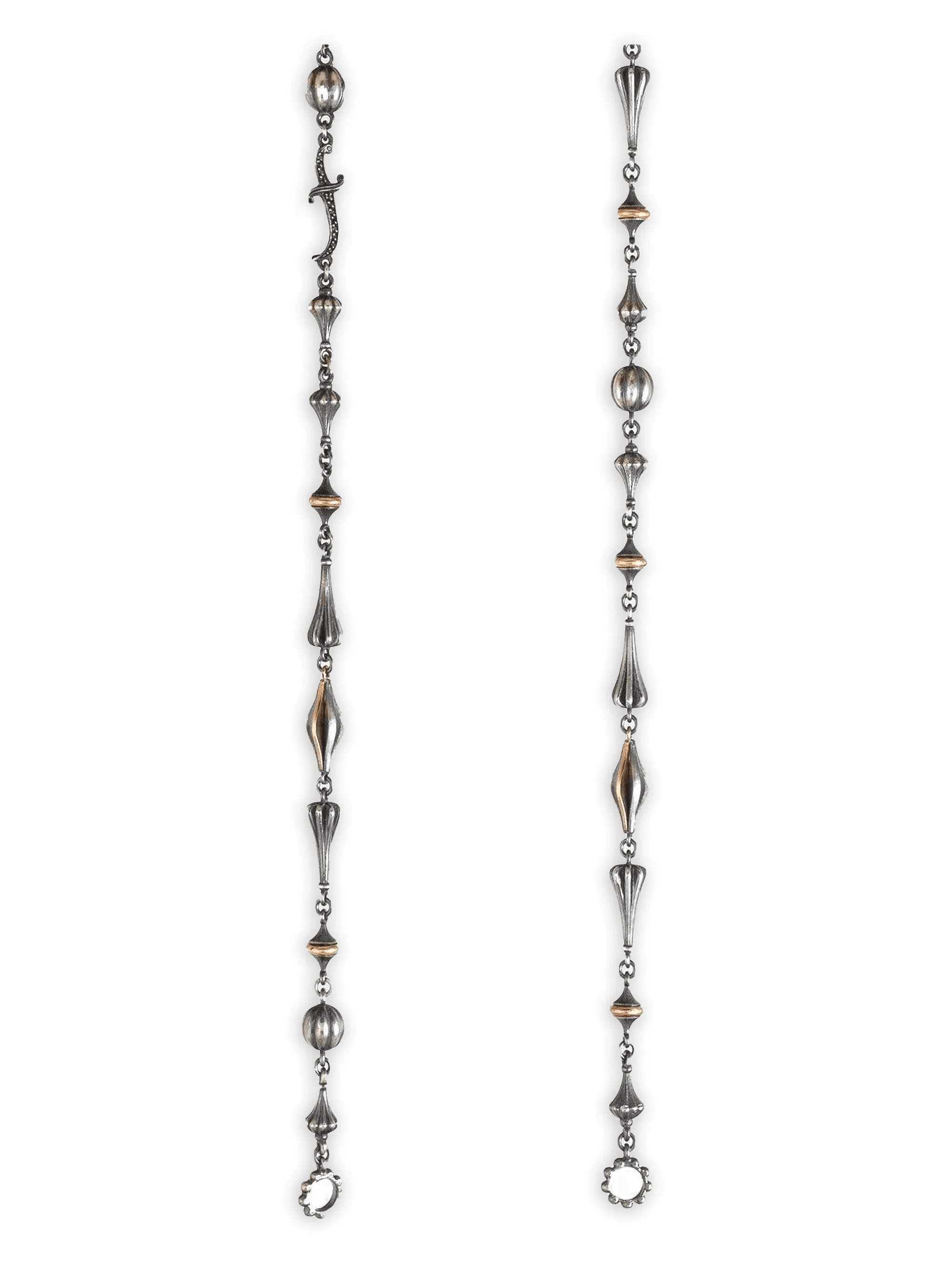 sterling silver Open Dagge diamond necklace - Image 1