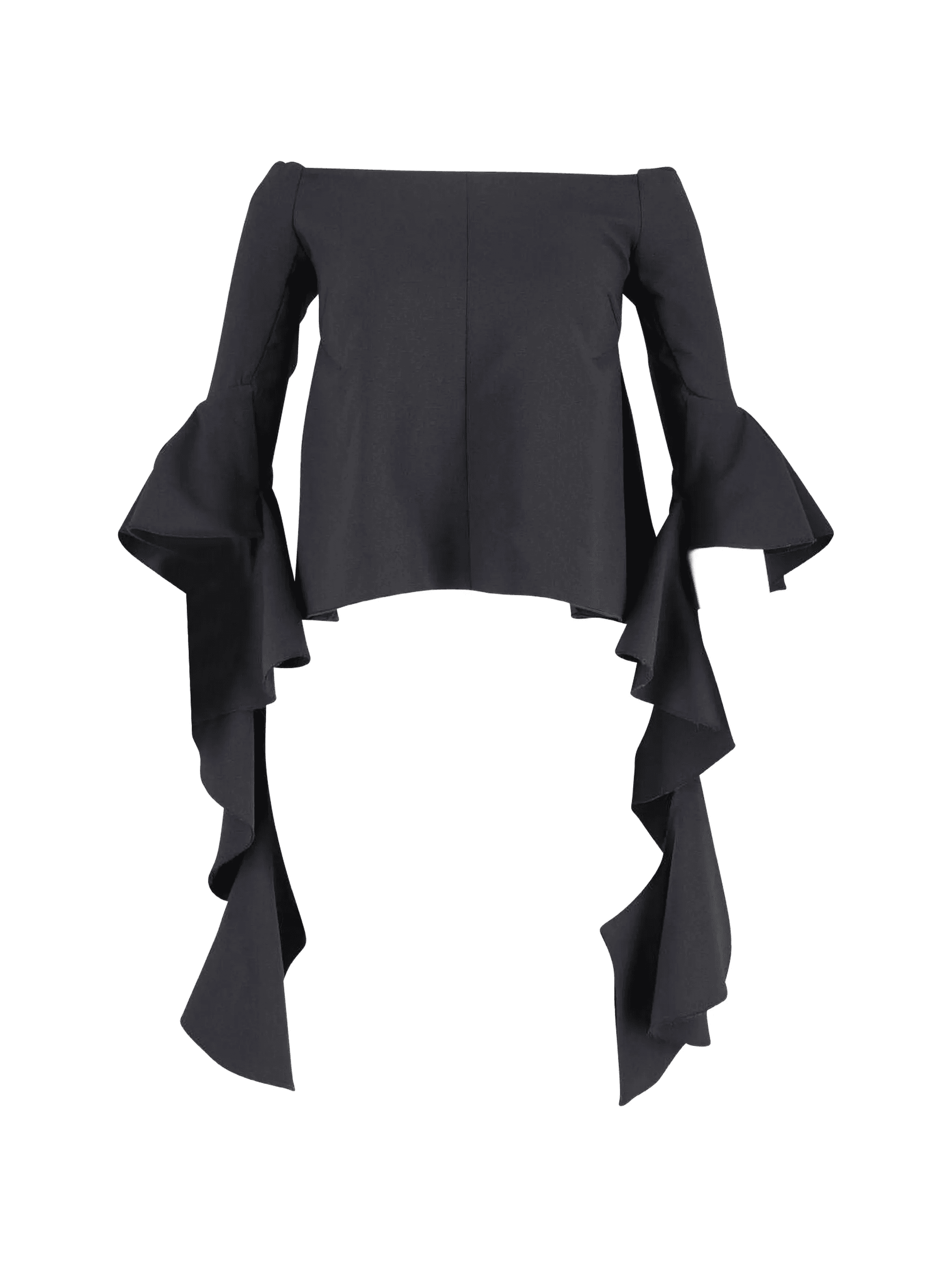 Delores off-shoulder ruffle-sleeves top - Image 1