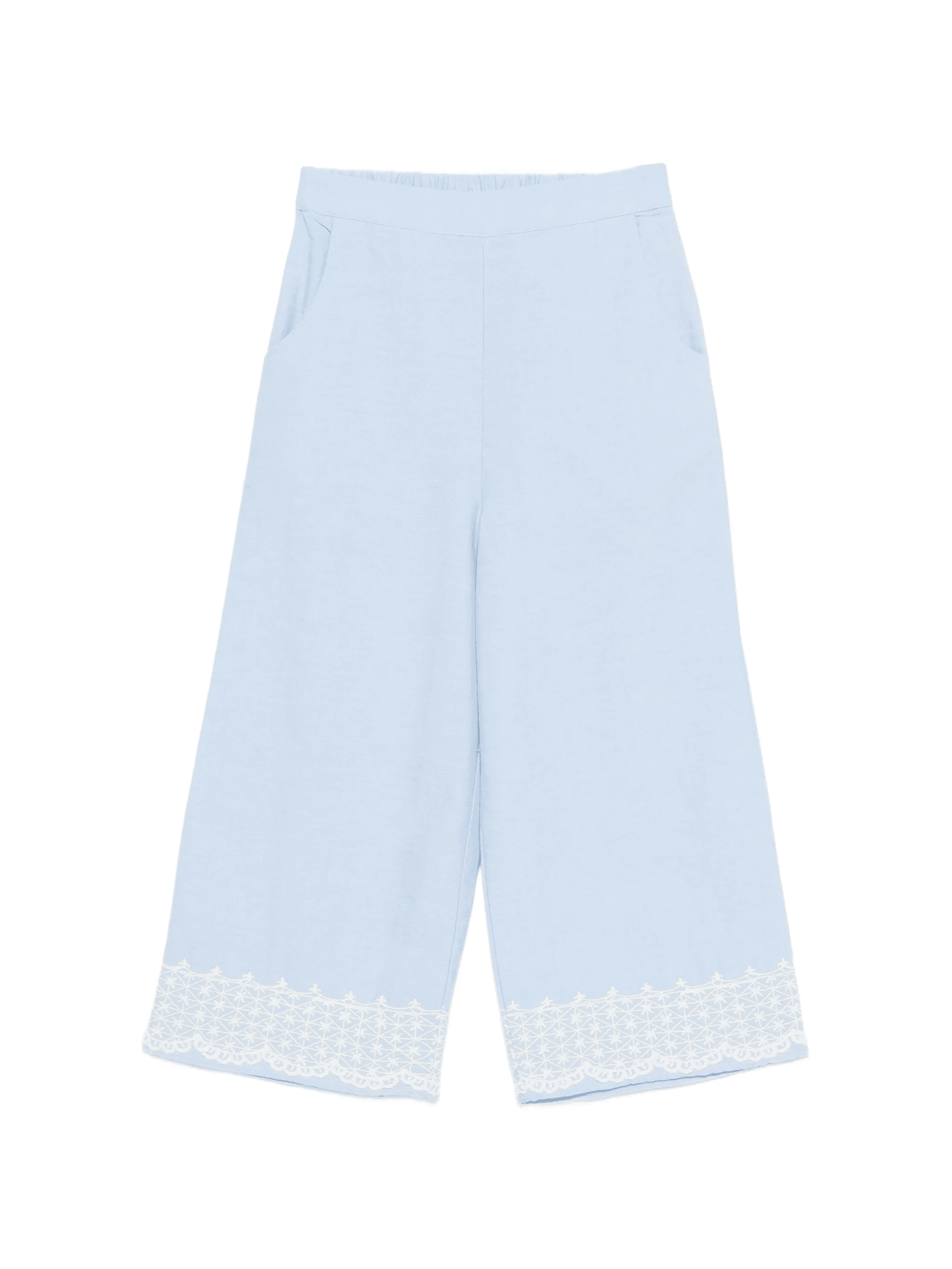 Florelia lace-trim trousers - Image 1