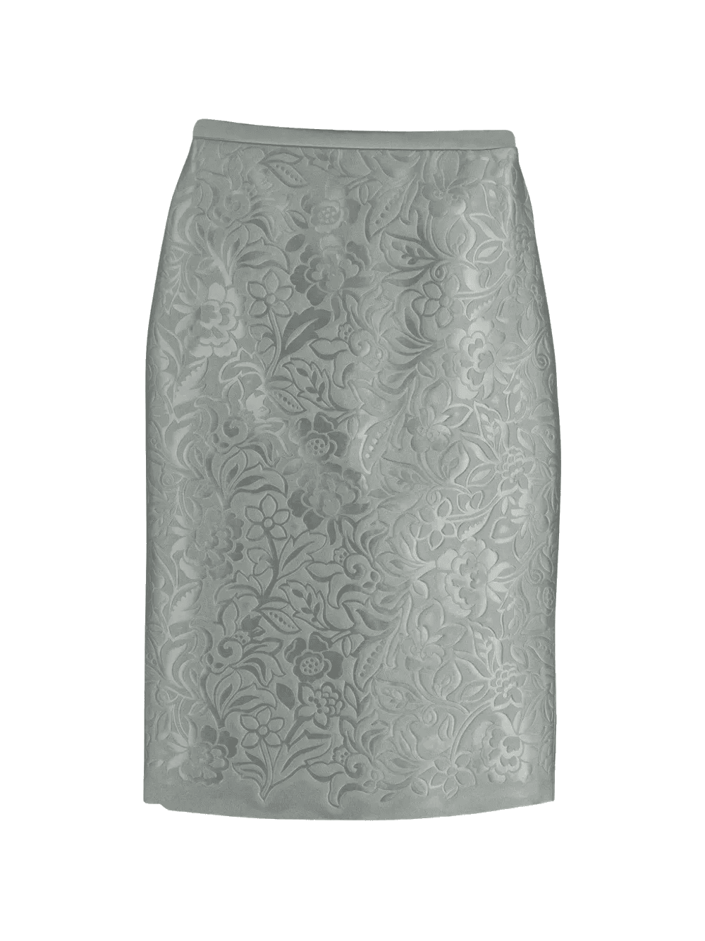 floral-motif pencil skirt - Image 1