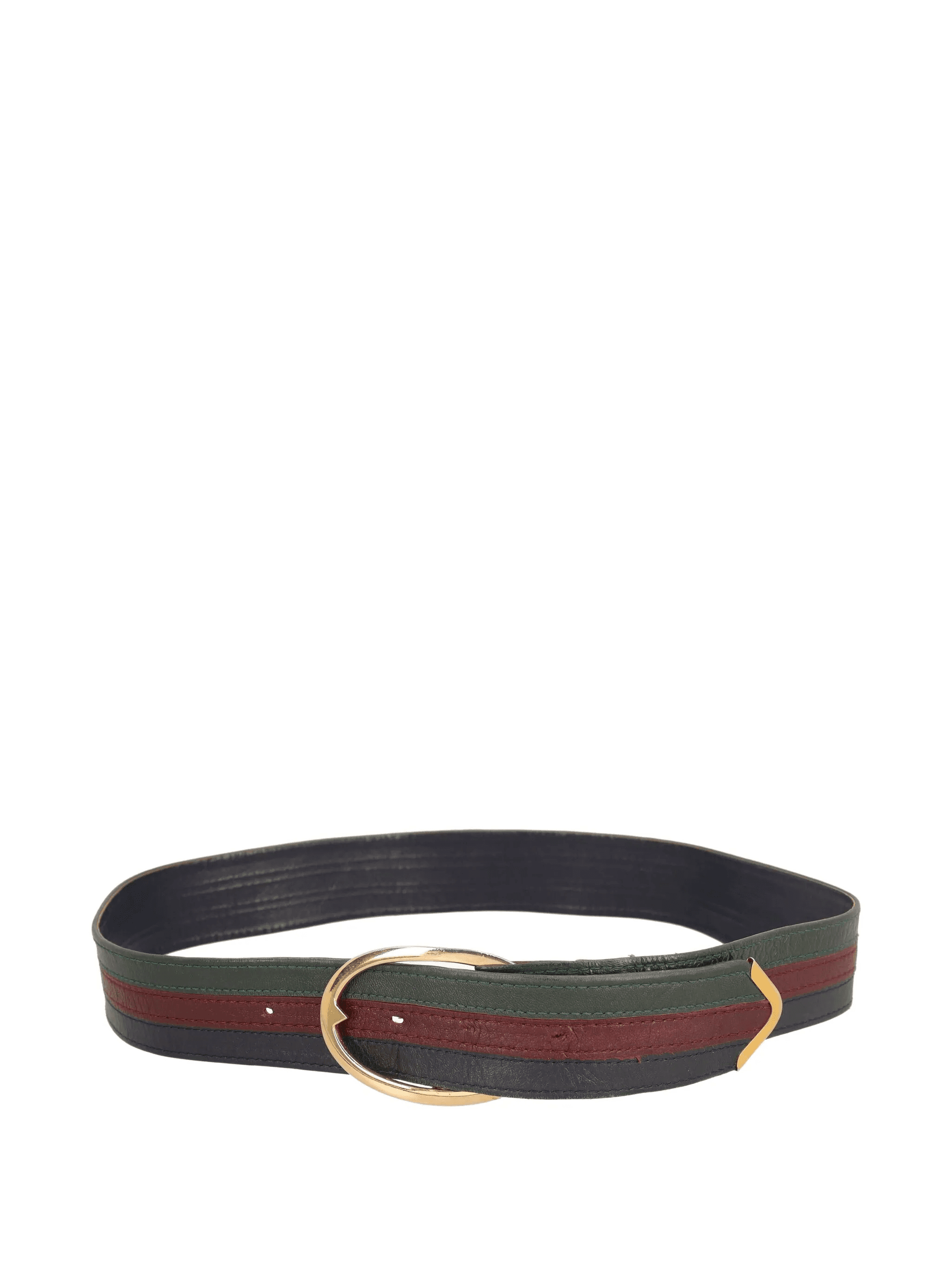 pre-owned Tricolor Leather belt - Image 1