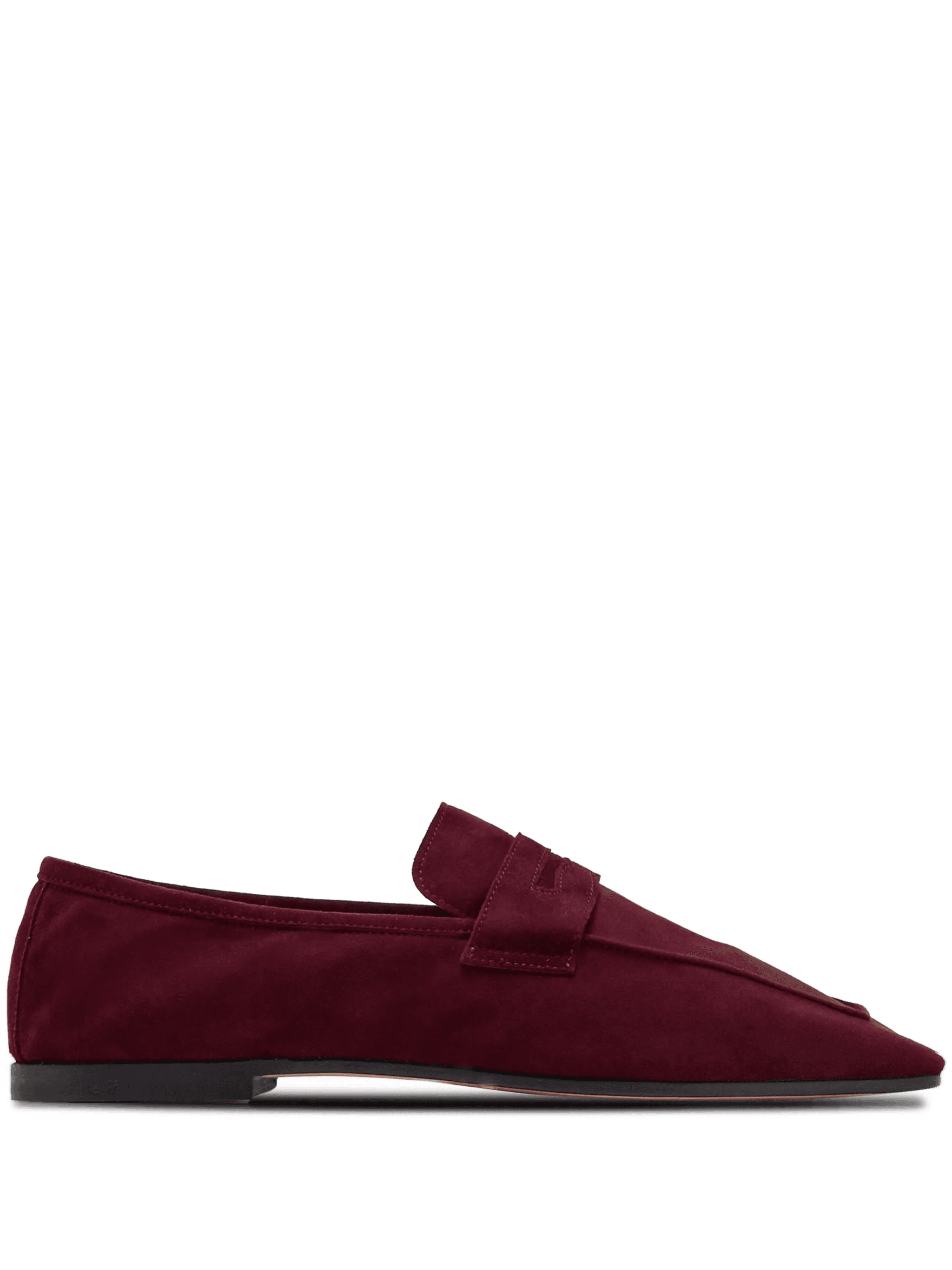 penny-strap suede loafers - Image 1