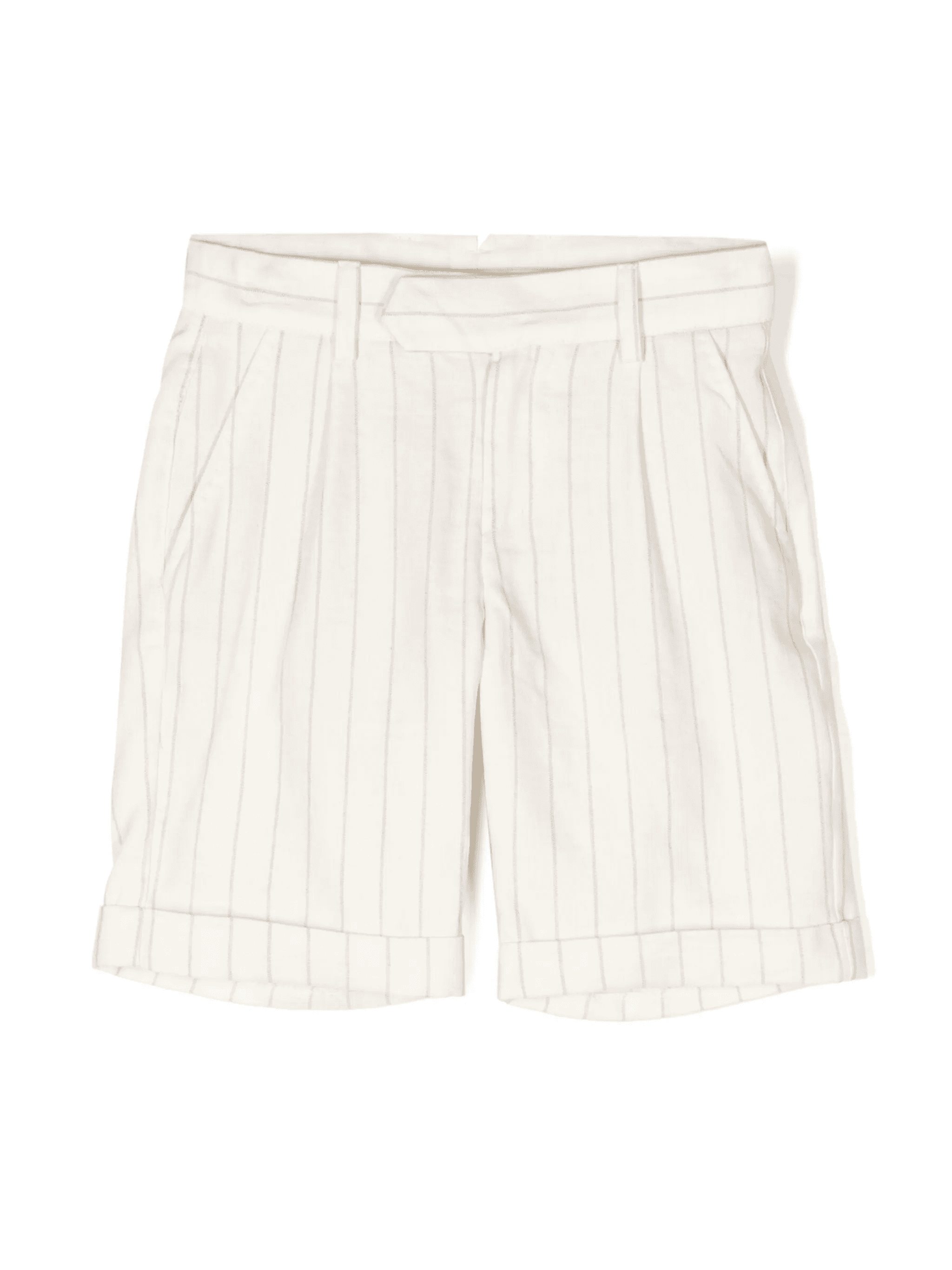 striped tailored shorts - Image 1