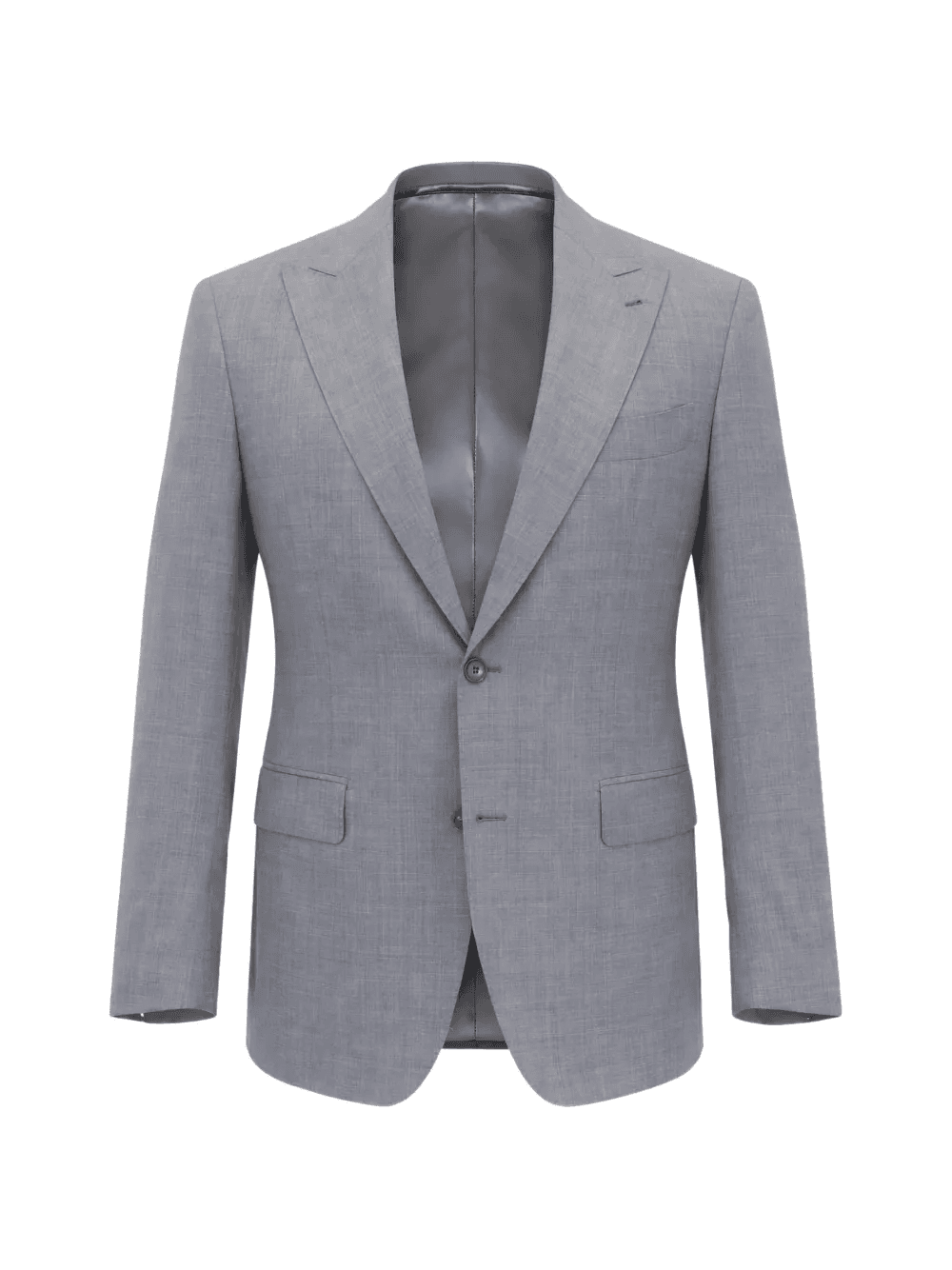 peak lapel single-breasted suit - Image 1