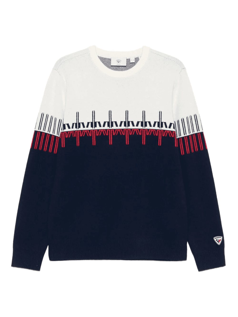 fairisle-pattern crew-neck sweater - Image 1