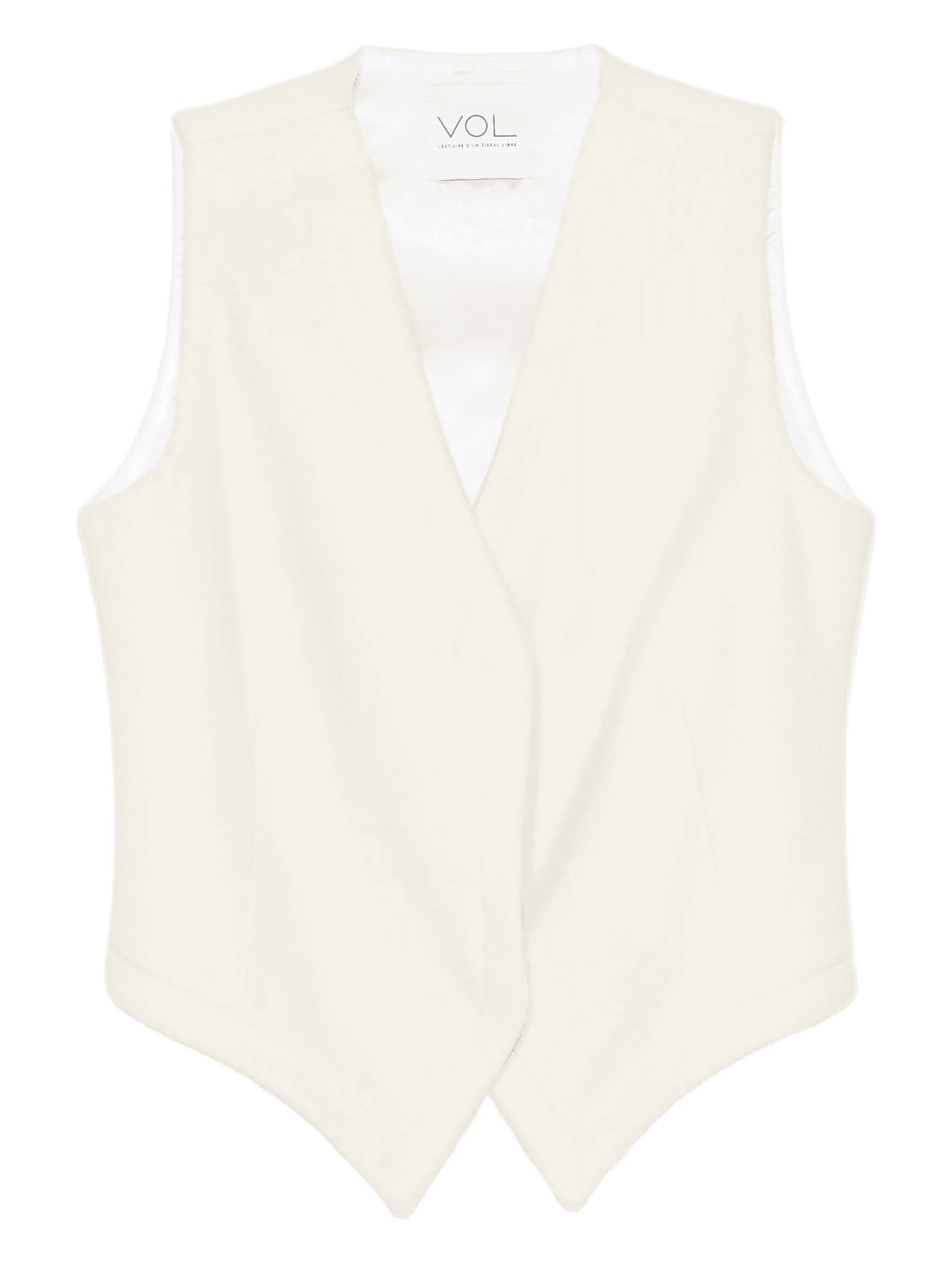 sleeveless V-neck waistcoat - Image 1