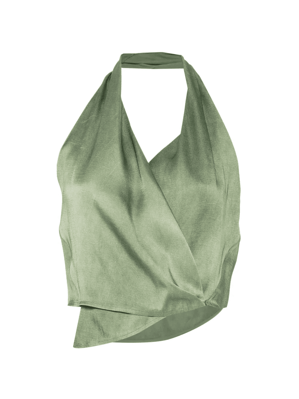 wrap V-neck top - Image 1