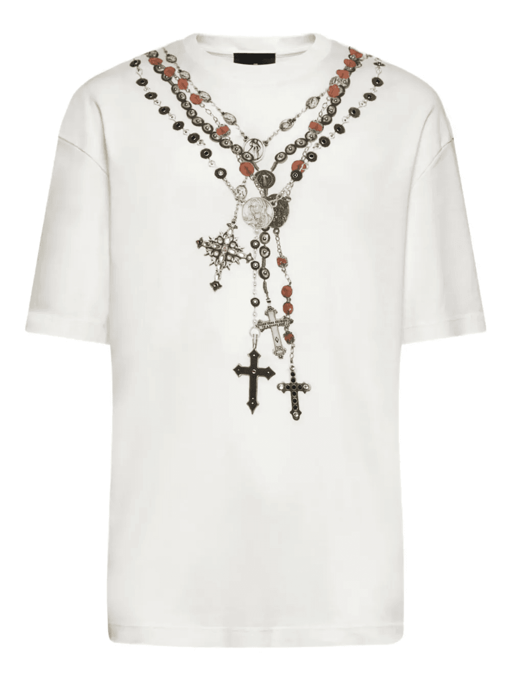 cross-print T-shirt - Image 1