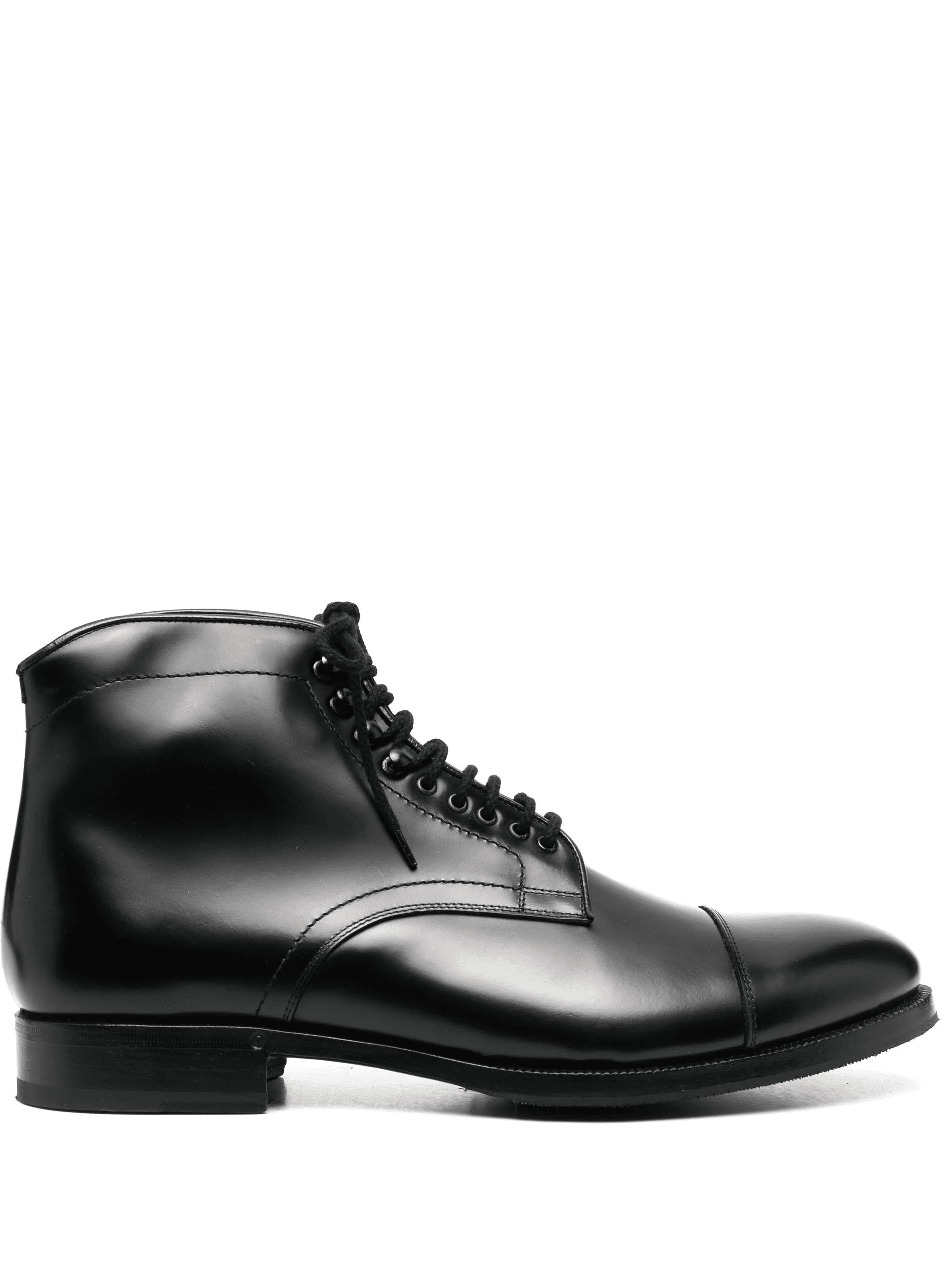 lace-up leather boots - Image 1