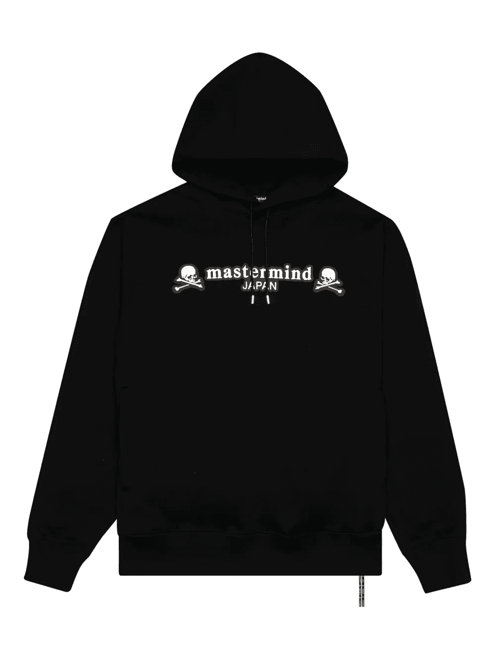 skull-appliqué hoodie - Image 1
