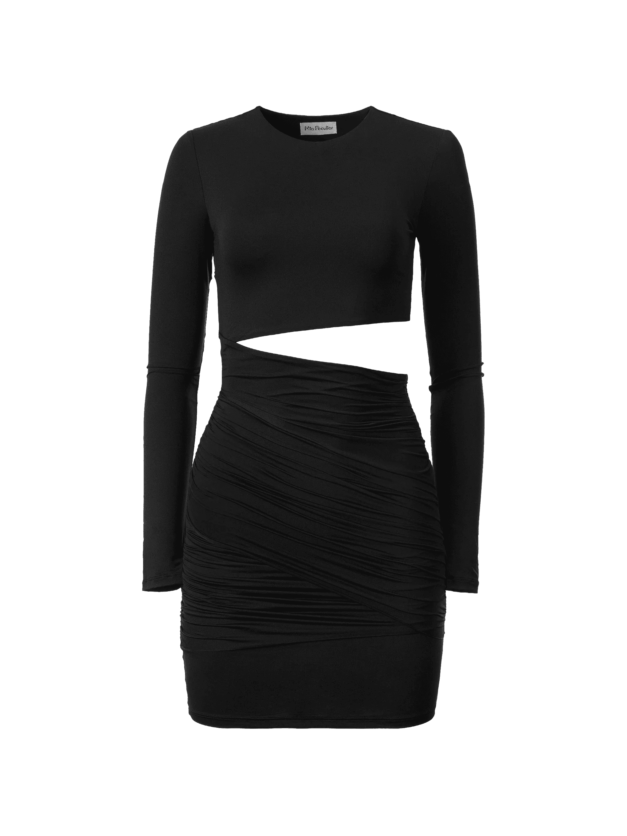 crew-neck mini dress - Image 1