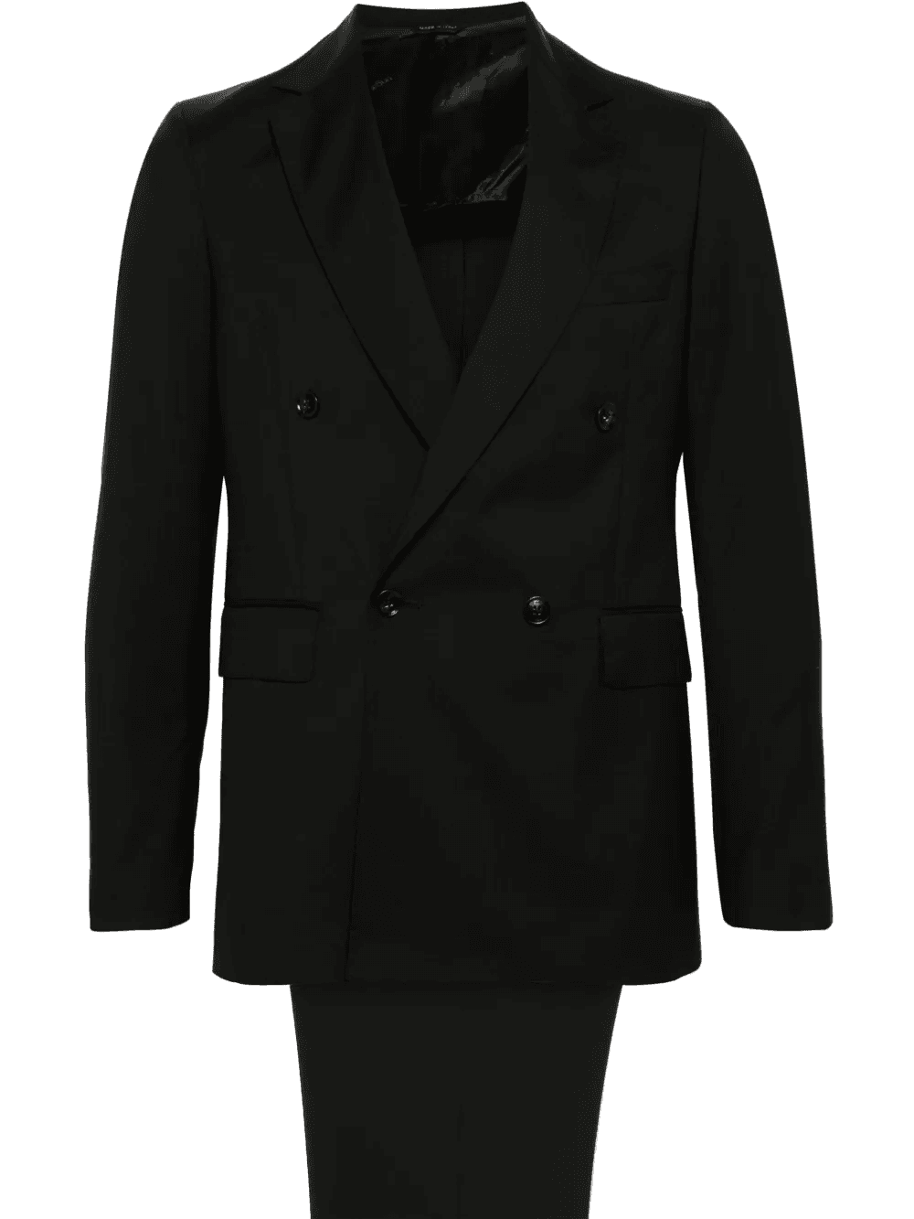 double-breasted wool suit - Image 1