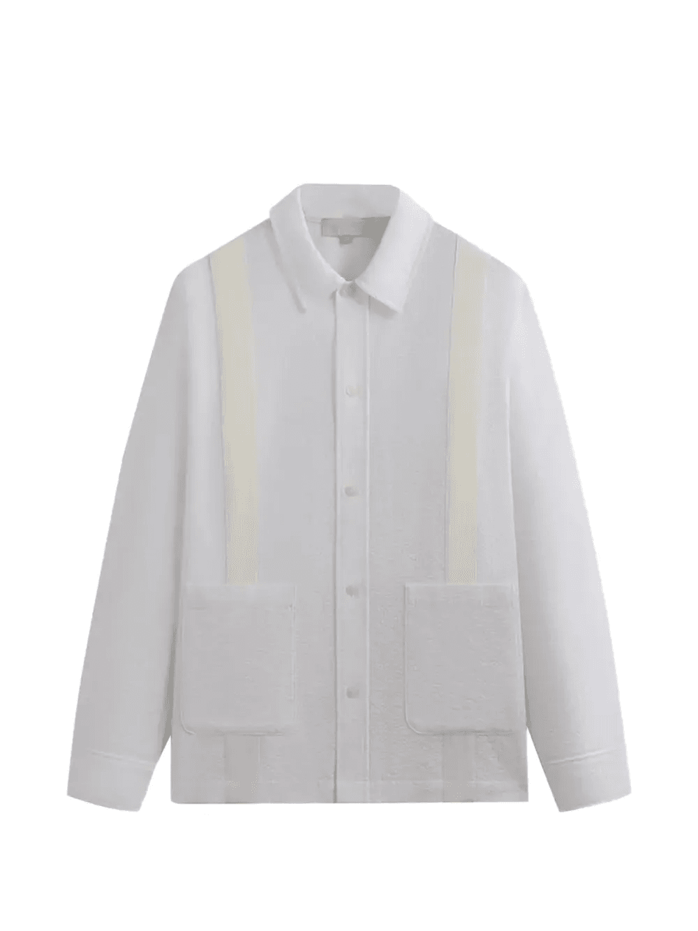seersucker boxy collared shirt jacket - Image 1