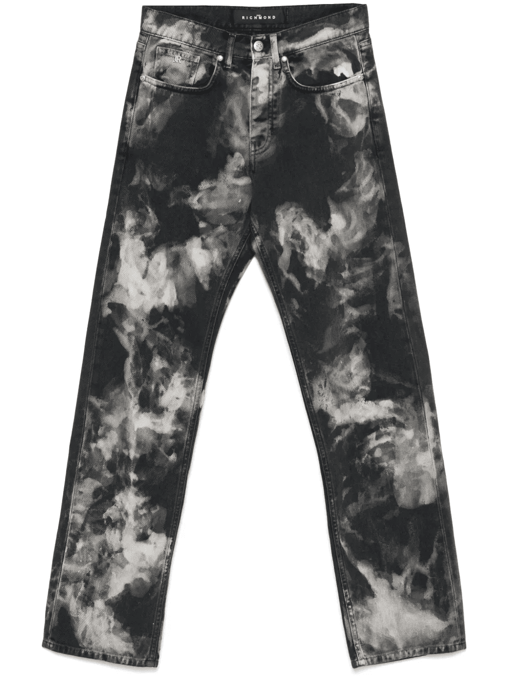 watercolour-effect jeans - Image 1