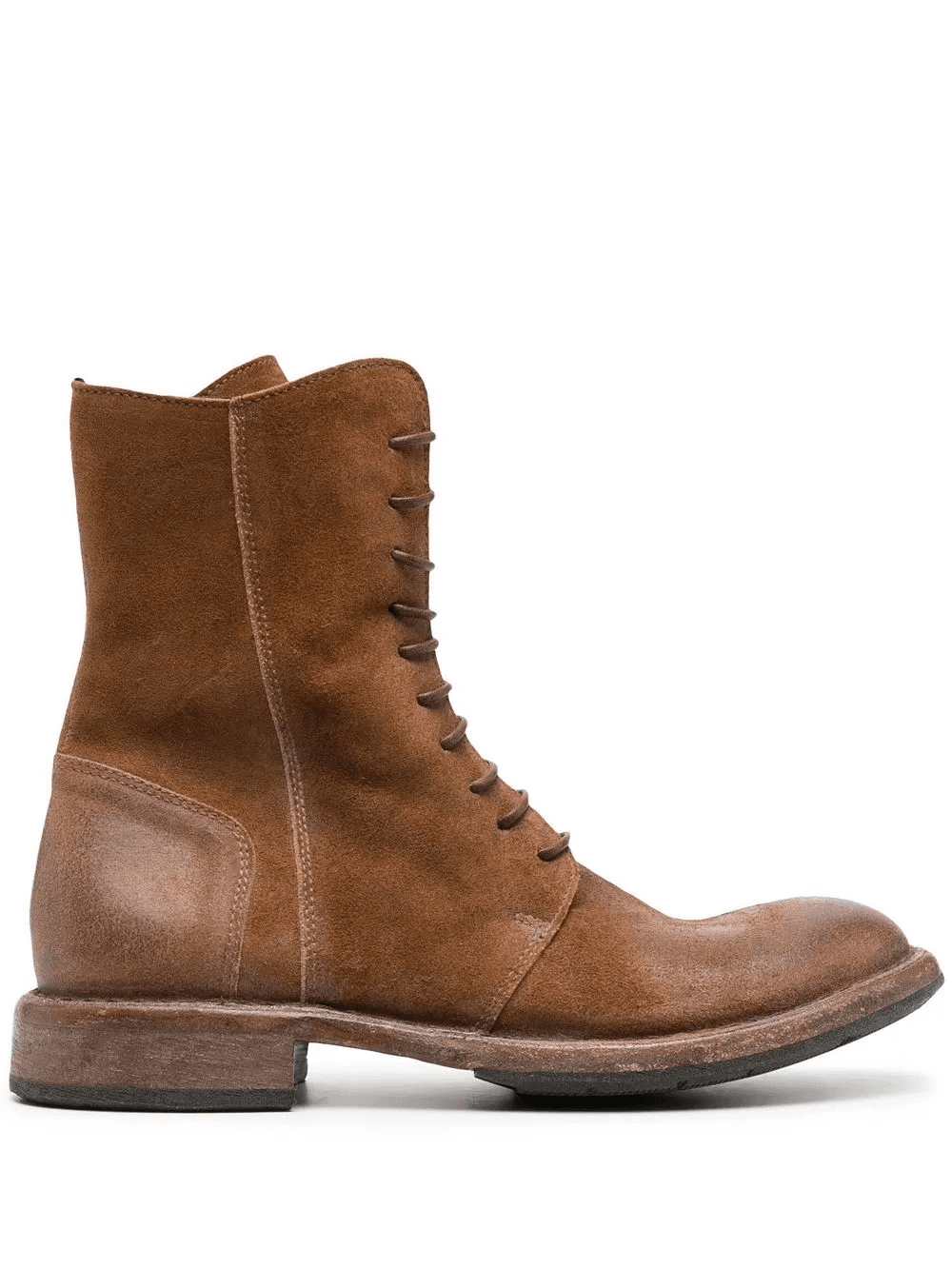 Polacco worn-effect leather boots - Image 1