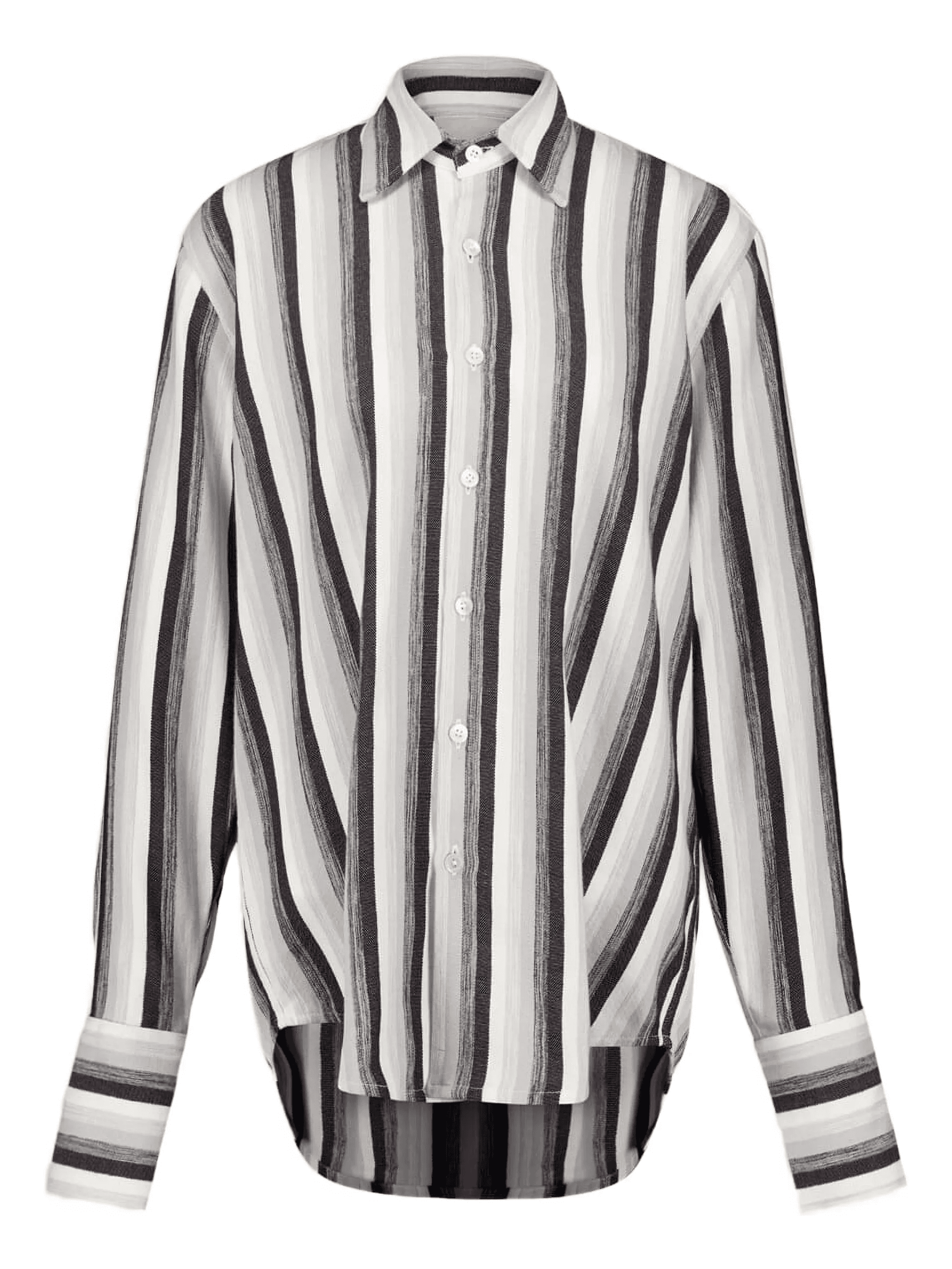 French-cuff striped shirt - Image 1
