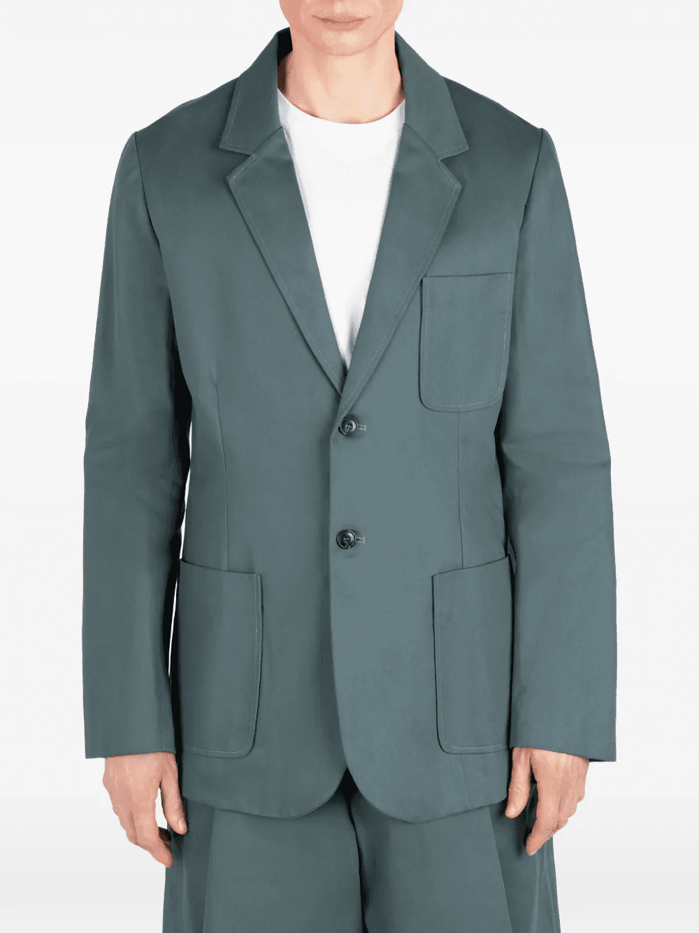 pocket cotton blazer - Image 1