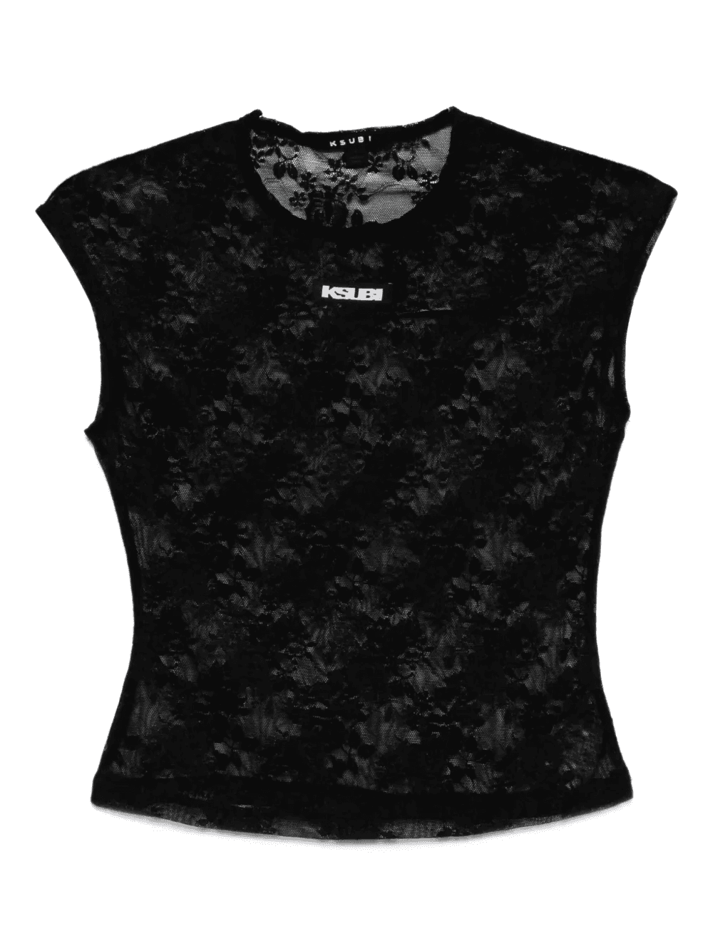 lace-detail top - Image 1