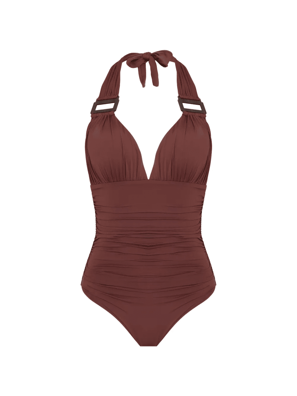 Eliana halter ruched swimsuit - Image 1