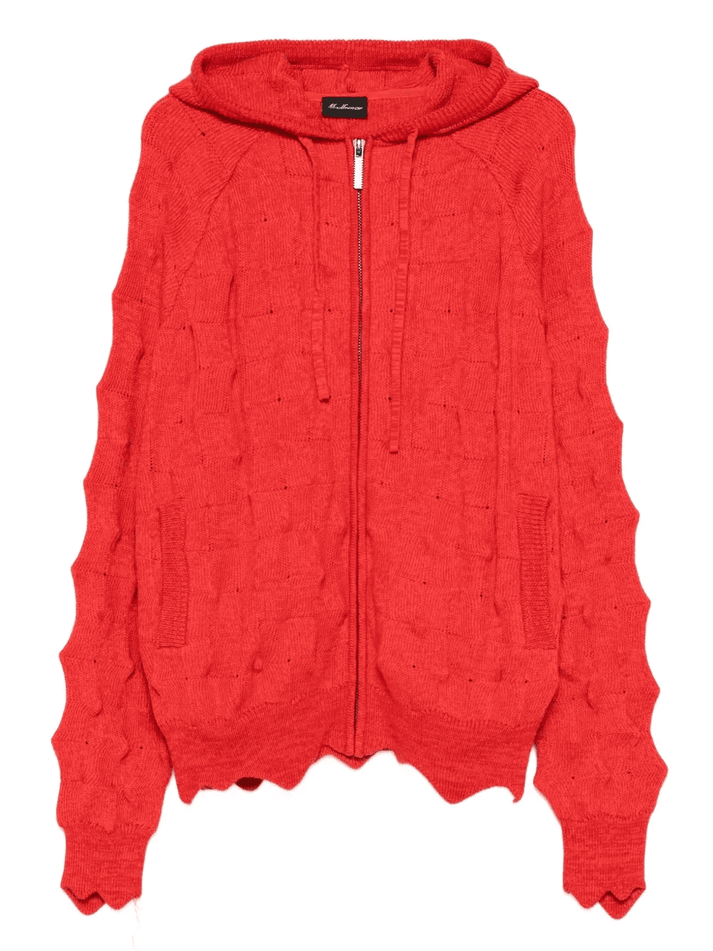 hooded cable-knit cardigan - Image 1