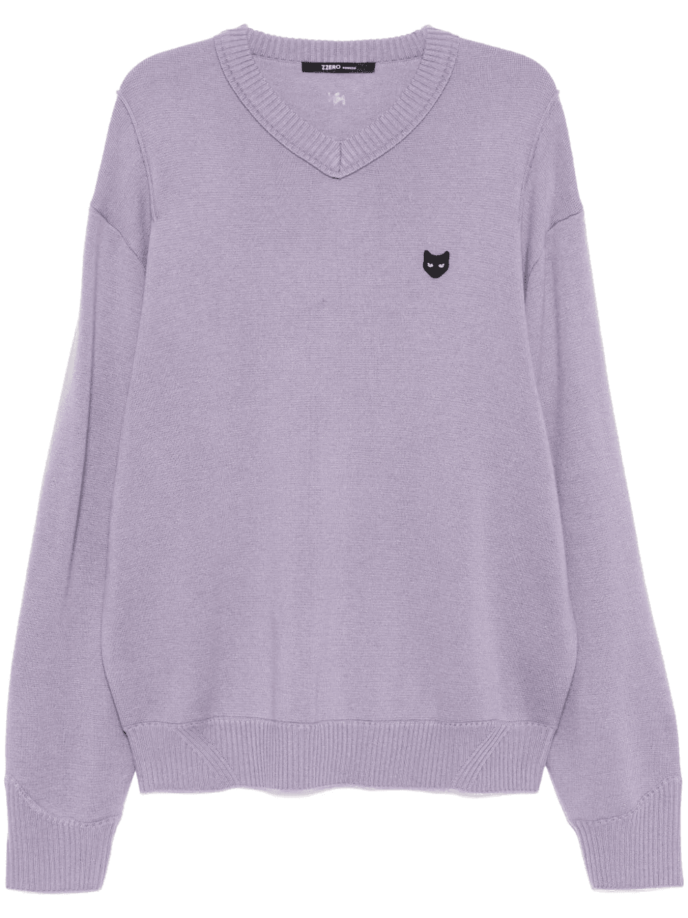 panther hand rope V-neck sweater - Image 1