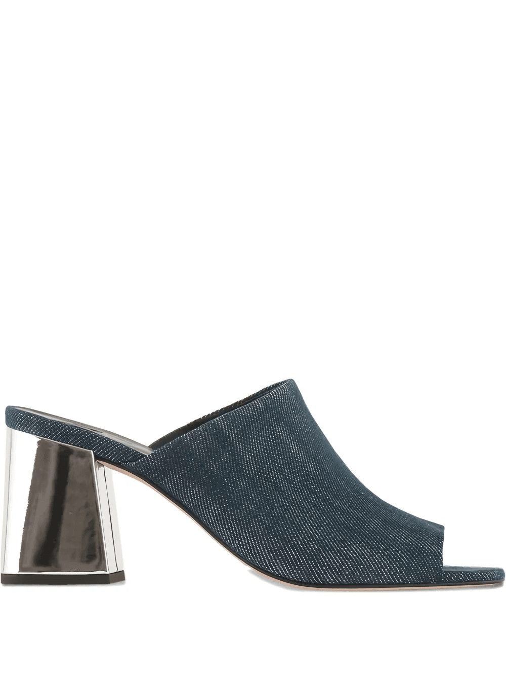 70mm Joyce denim open-toe mules - Image 1