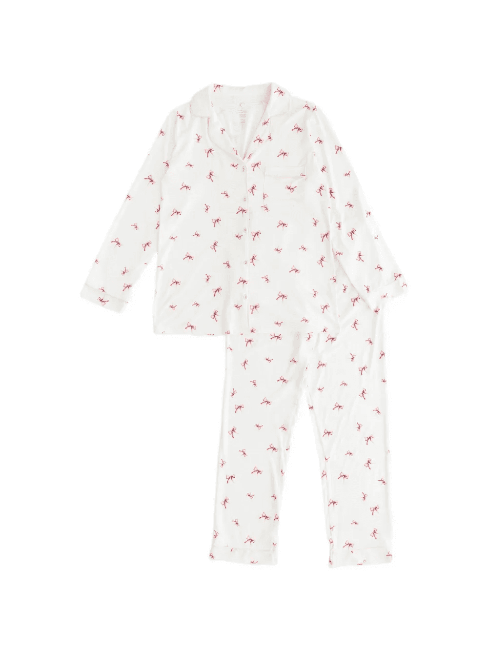 bow-print pyjama set - Image 1