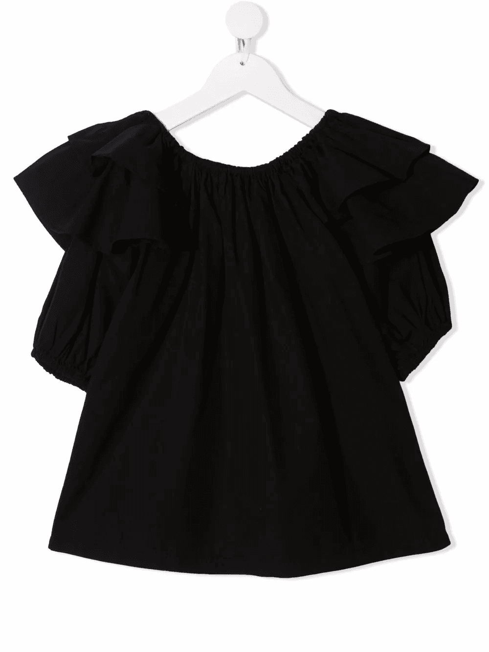ruffle short-sleeve blouse - Image 1