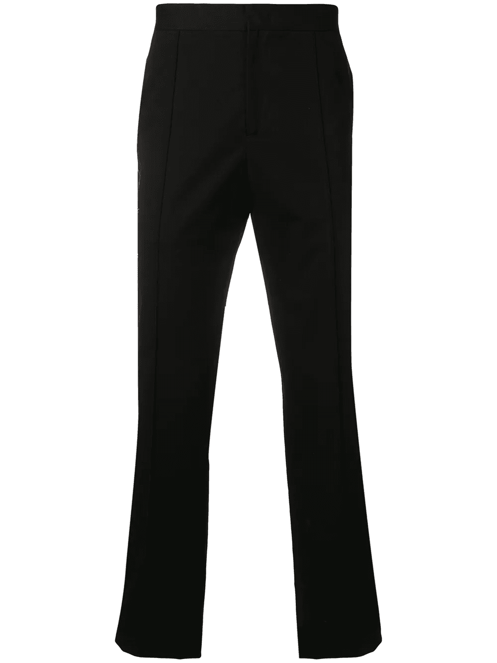 zipped pocket straight trousers - Image 1
