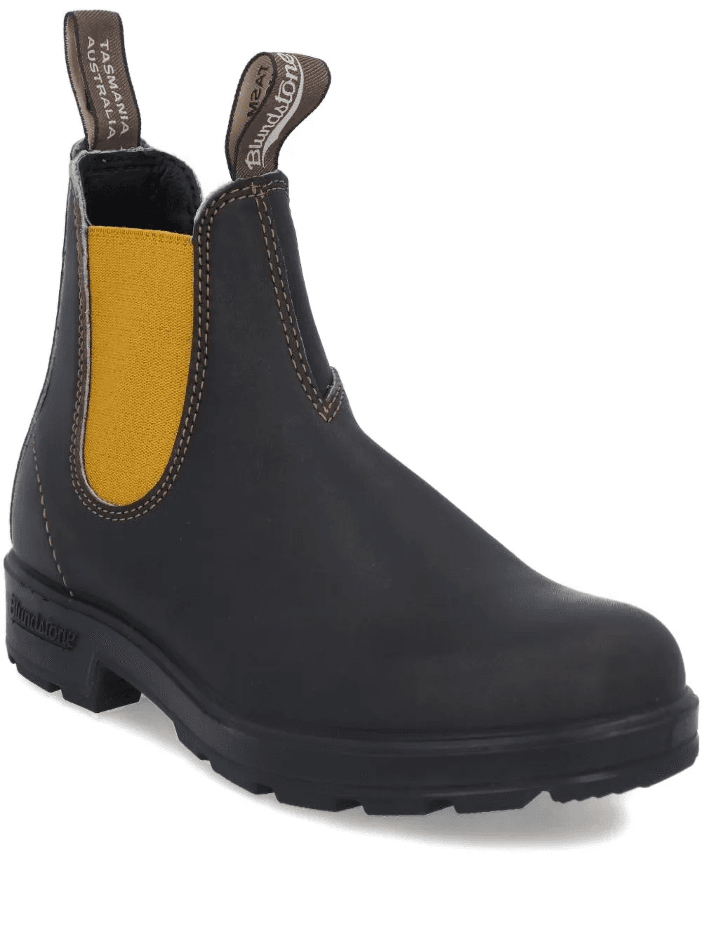 leather elastic-panel boots - Image 1