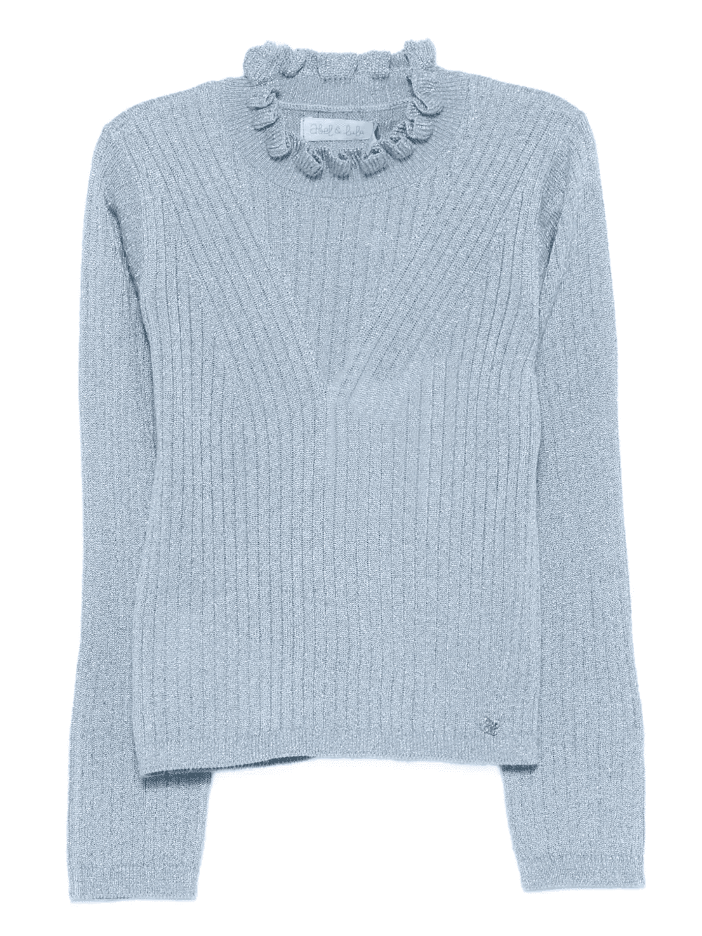 ribbed high-neck jumper - Image 1