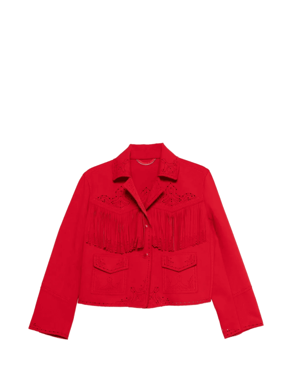 fringe laser-cut jacket - Image 1