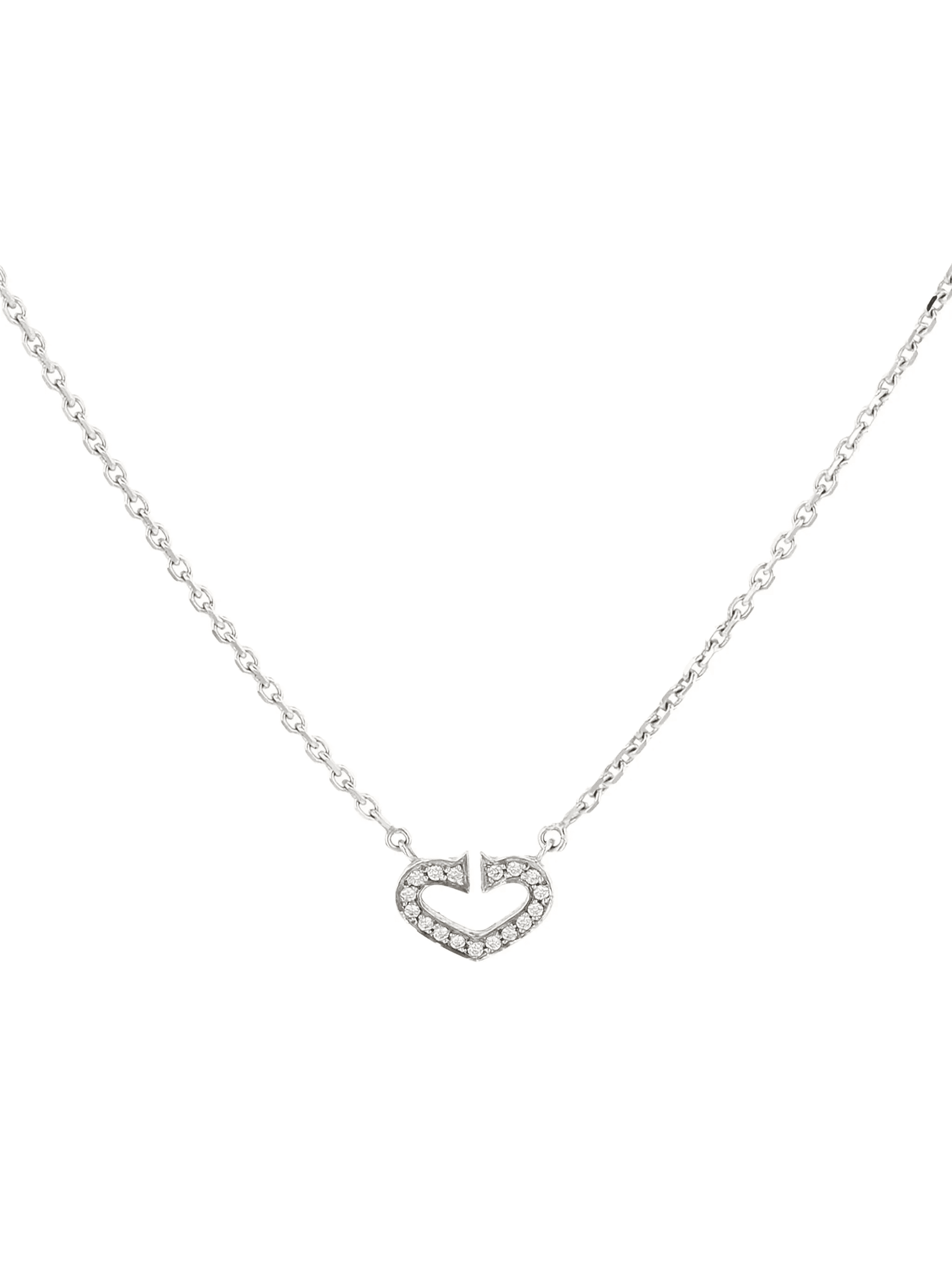 2010's diamond heart necklace - Image 1