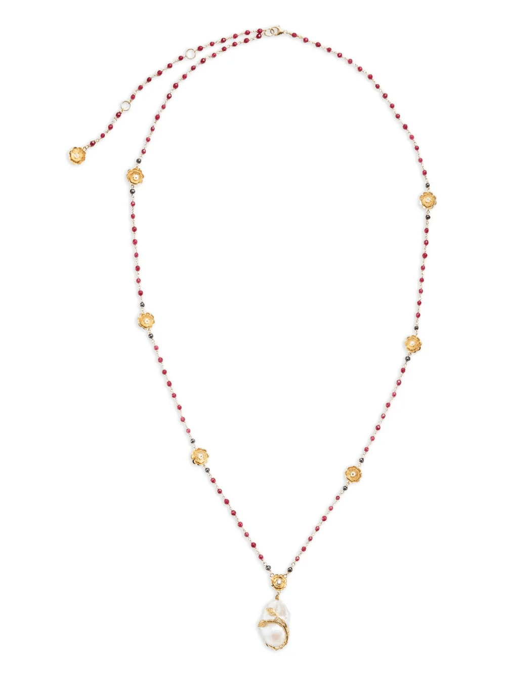 Hedera flower-charm necklace - Image 1