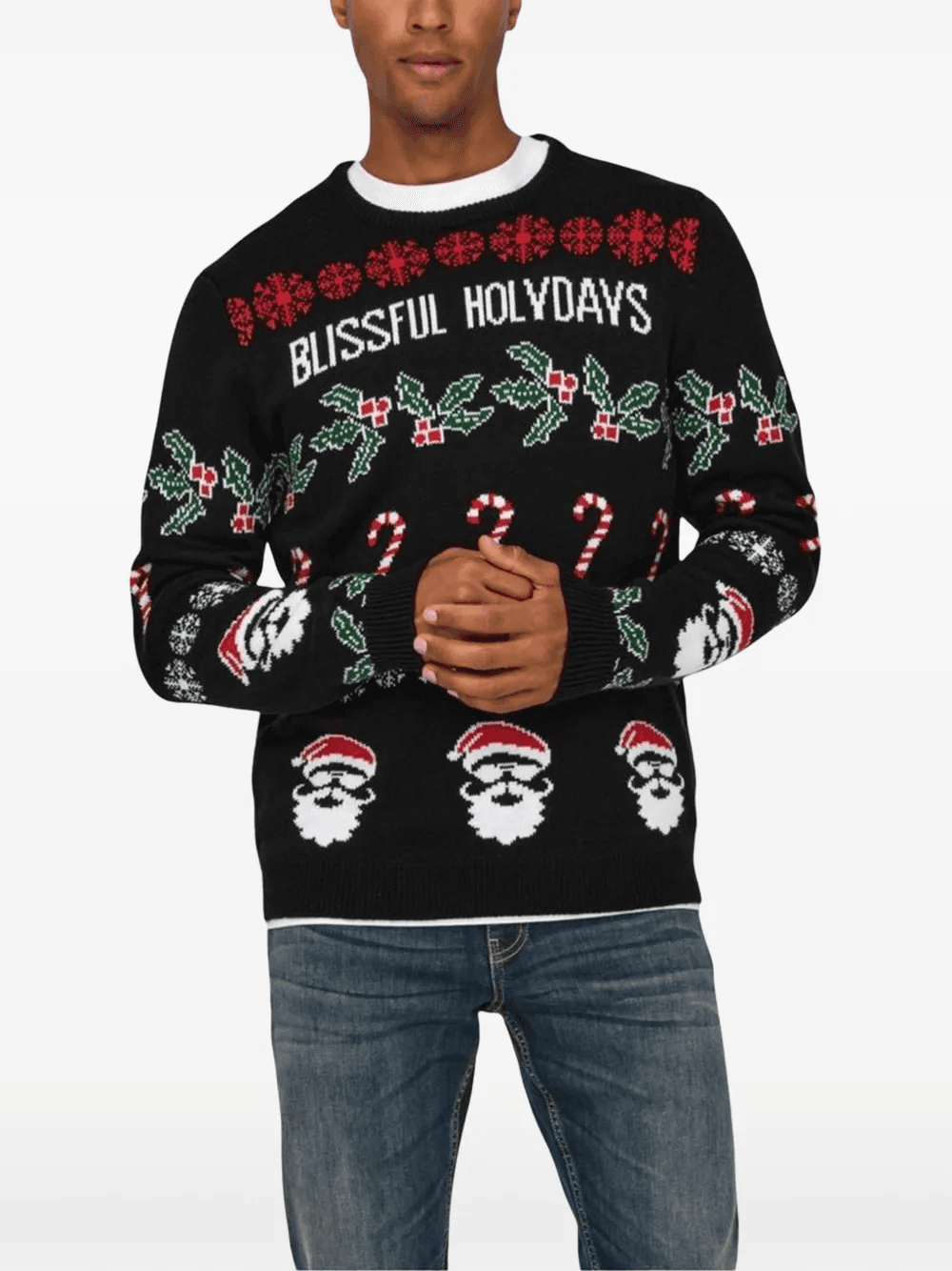 Blissful Holidays Christmas sweater - Image 1
